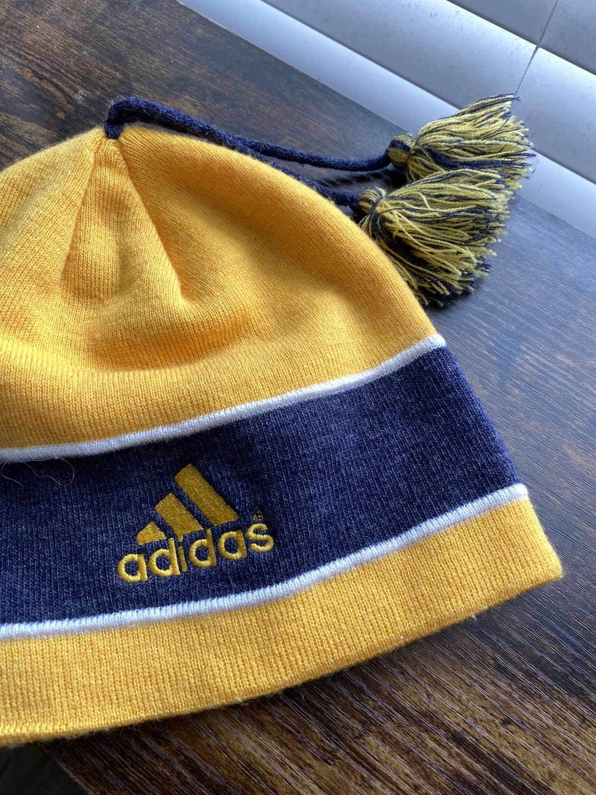 Adidas Vintage 90s Adidas Skully Beanie Size ONE SIZE - 3 Thumbnail