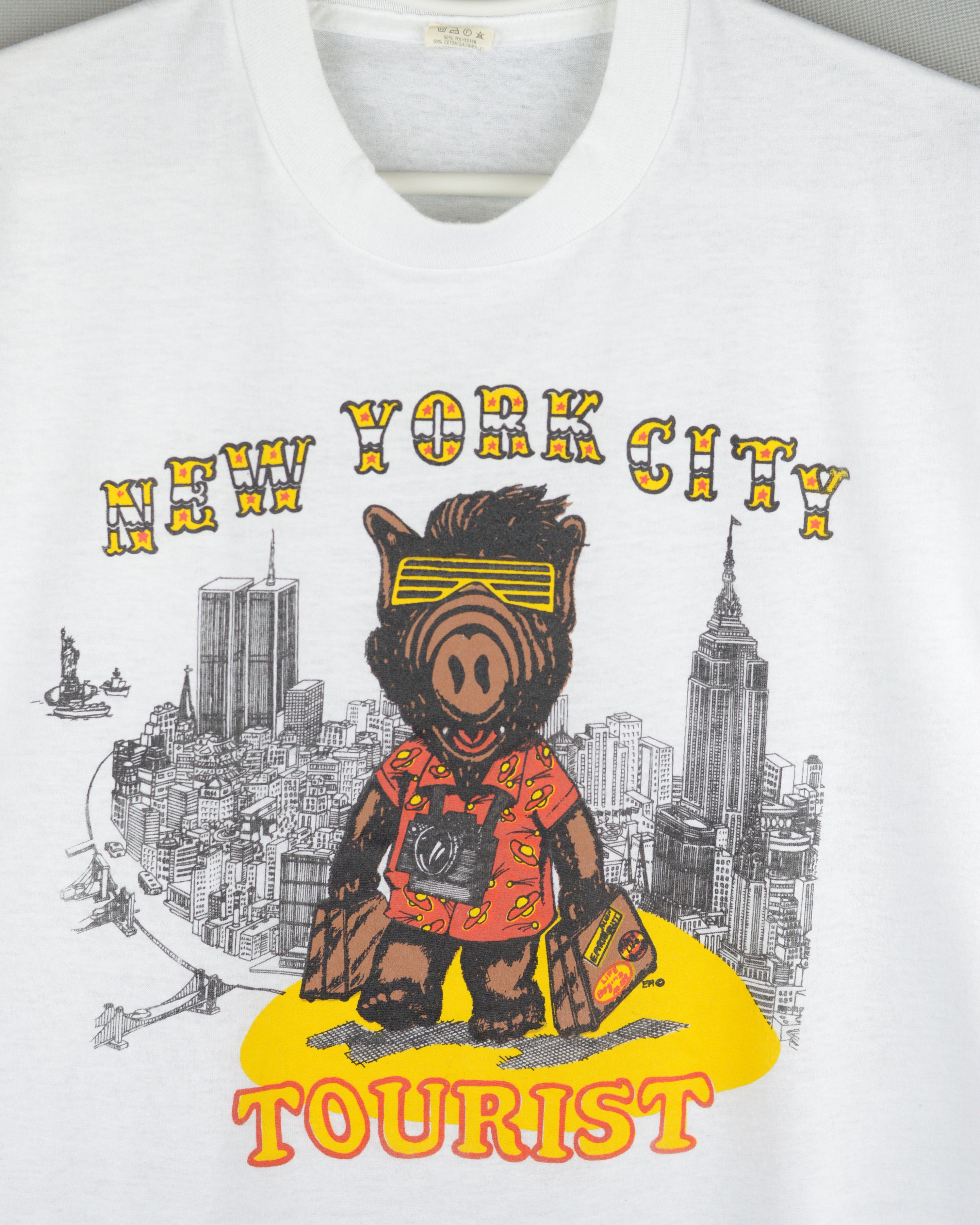 Vintage ALF Alien Life Form New York City Tourist 80s t shirt Size US L / EU 52-54 / 3 - 2 Thumbnail