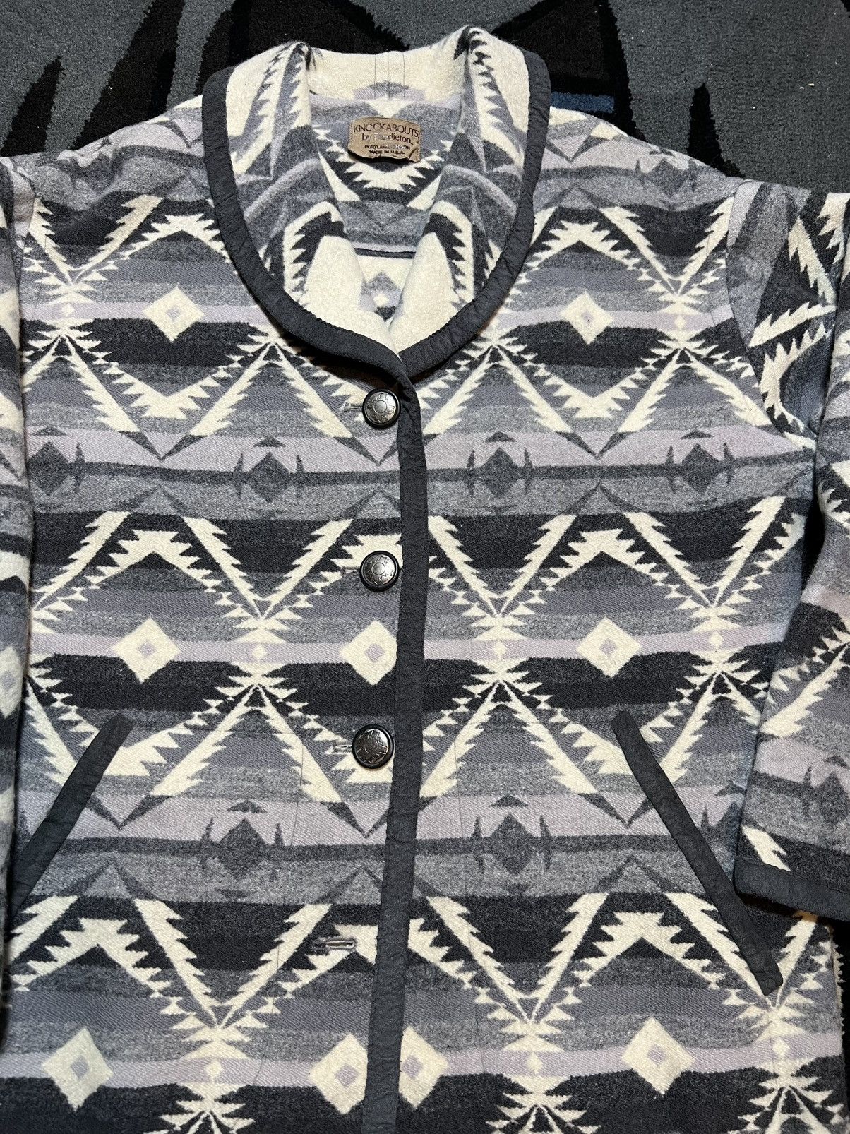Pendleton KNOCKABOUTS by PENDLETON Piping Aztec Navajo Jacket Size M Size US M / EU 48-50 / 2 - 3 Thumbnail