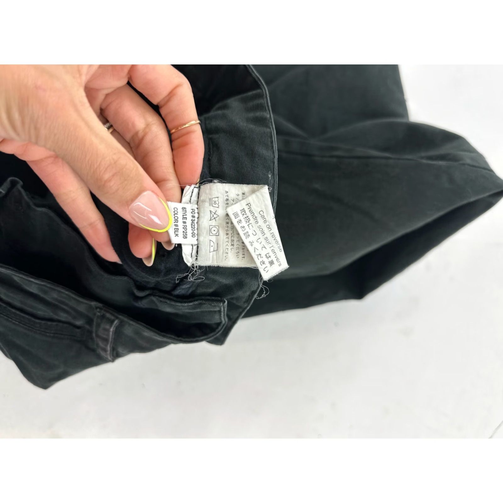 Roark Roark Pants Mens 30 Black Canvas Mid Rise Workwear Straight Leg Chino Pants Size US 30 / EU 46 - 5 Thumbnail