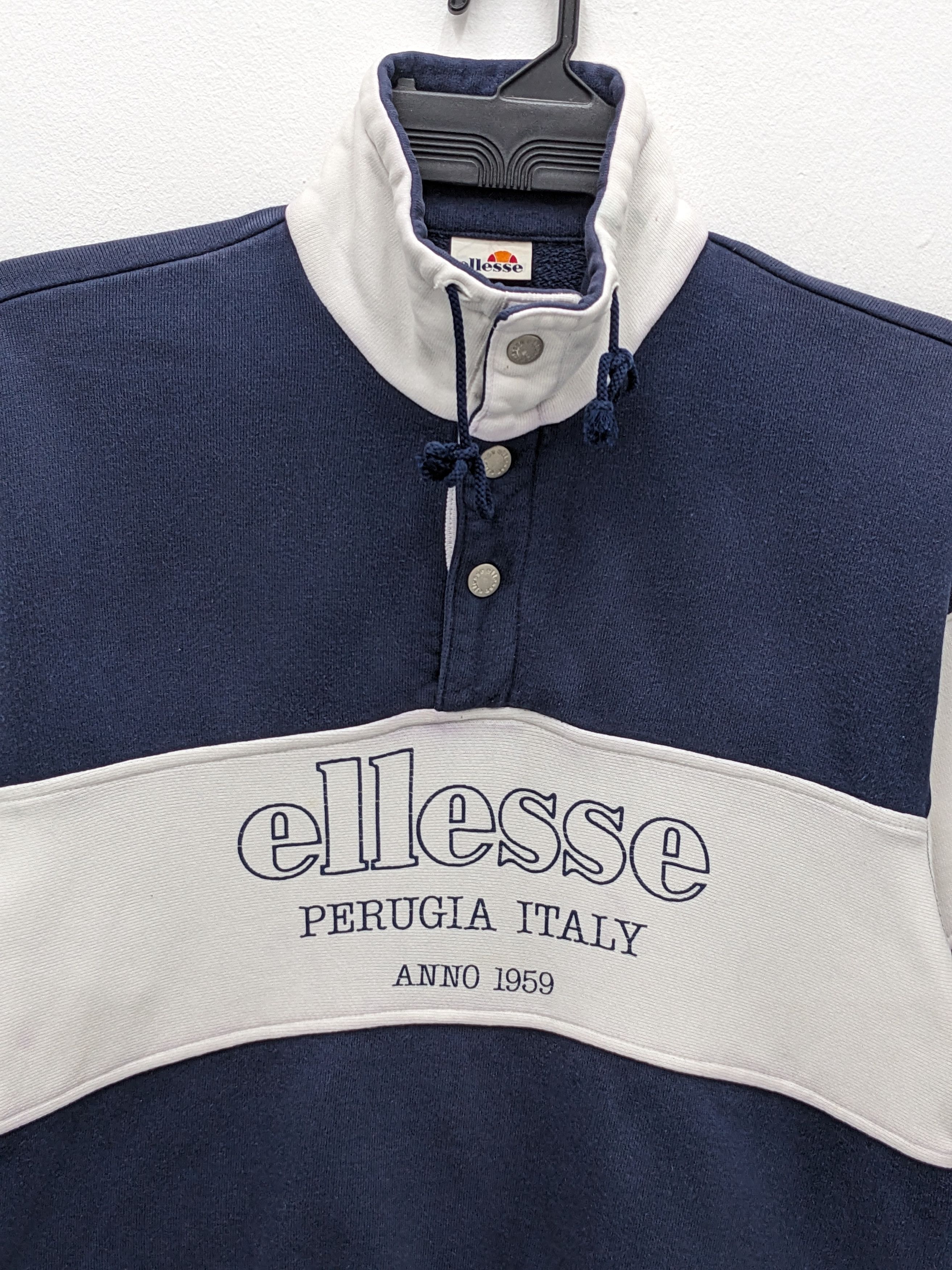 Ellesse VINTAGE ELLESSE DISTRESS STREETWEAR SWEATSHIRT Size US M / EU 48-50 / 2 - 3 Thumbnail
