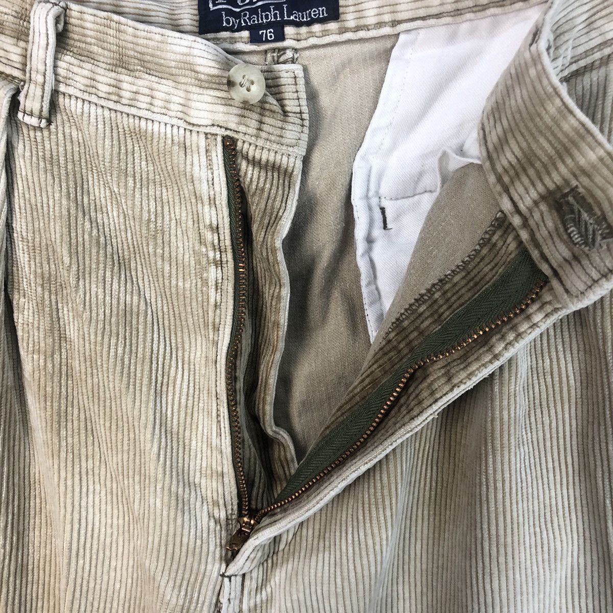 Polo Ralph Lauren Polo Ralph Lauren Corduroy Brown vintage japan Pants #7482 Size US 29 - 10 Thumbnail