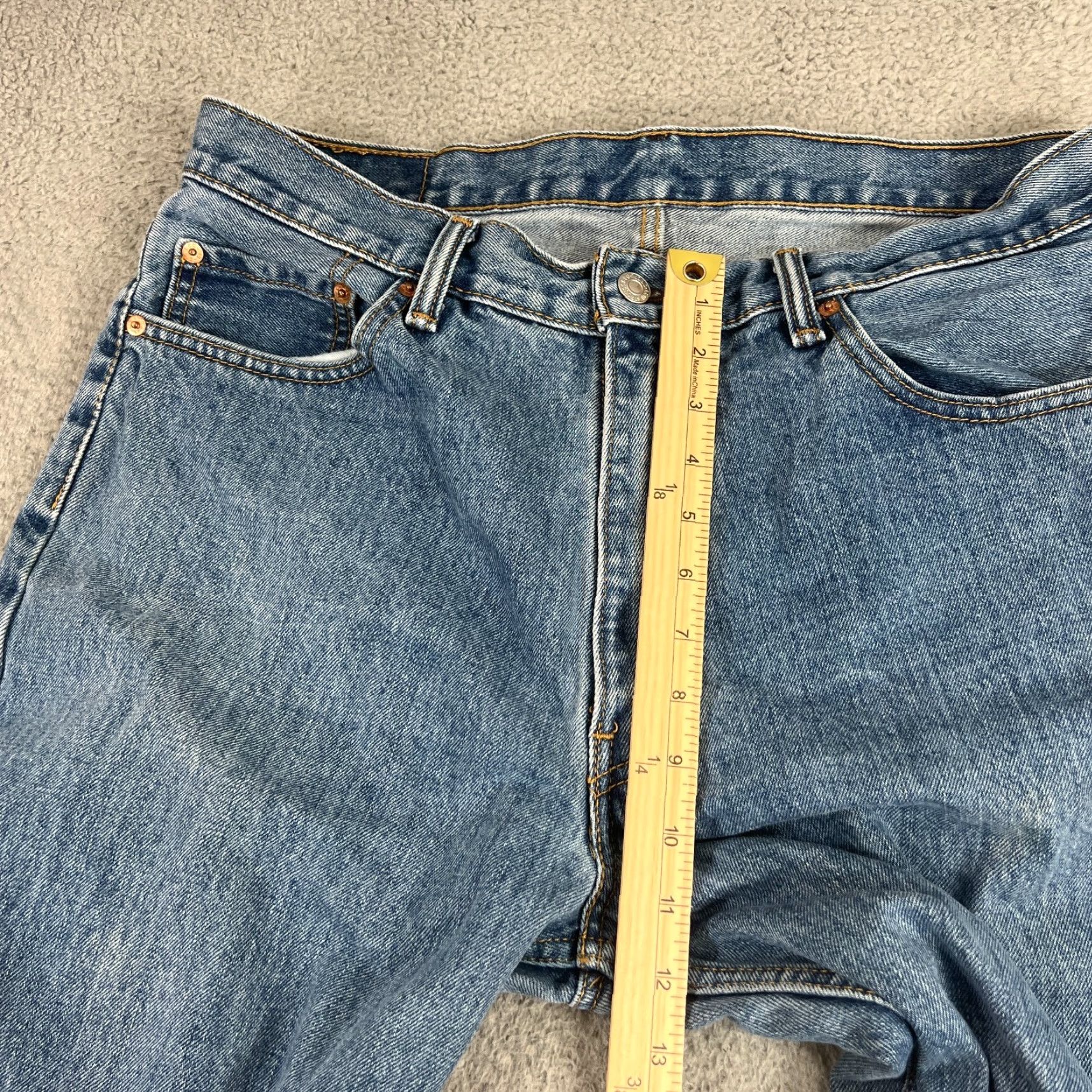 Levi's VINTAGE Levi's 550 Relaxed Fit Jeans Mens 36x30 Blue Denim Distressed Classic 80s Size US 36 / EU 52 - 7 Thumbnail