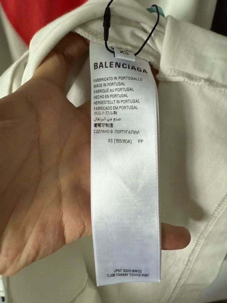 Balenciaga Balenciaga Letter Heart Print Short Sleeve T-Shirt Loose Size US XS / EU 42 / 0 - 6 Thumbnail