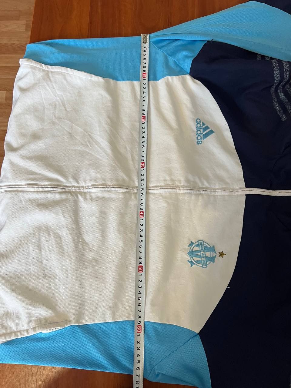 Adidas 2002/03 OLYMPIQUE MARSEILLE TRAINING SOCCER TRACK JACKET XL Size US XL / EU 56 / 4 - 21 Thumbnail