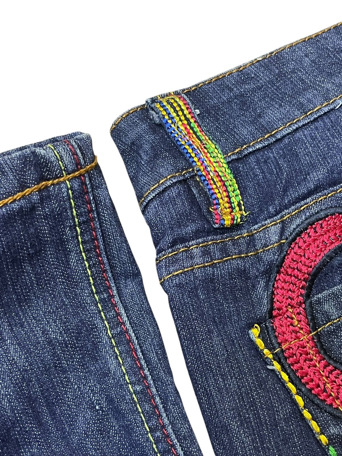 Coogi COOGI AUSTRALIA EMBROIDERY RASTA LOGO JEANS Size US 35 - 10 Thumbnail
