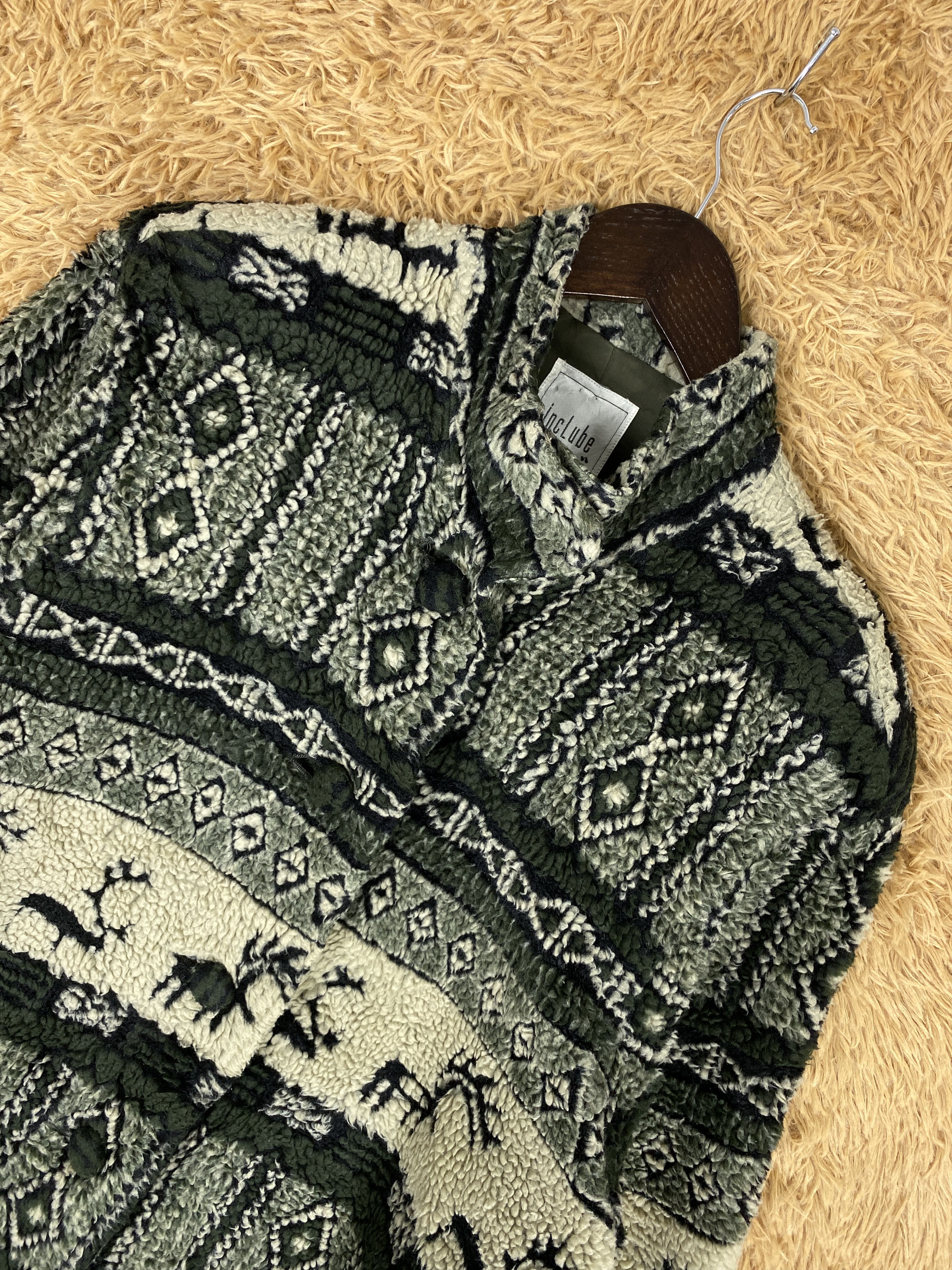 Japanese Brand Vintage Include Native Pattern Wool Long Jacket J2242 Size US S / EU 44-46 / 1 - 2 Thumbnail