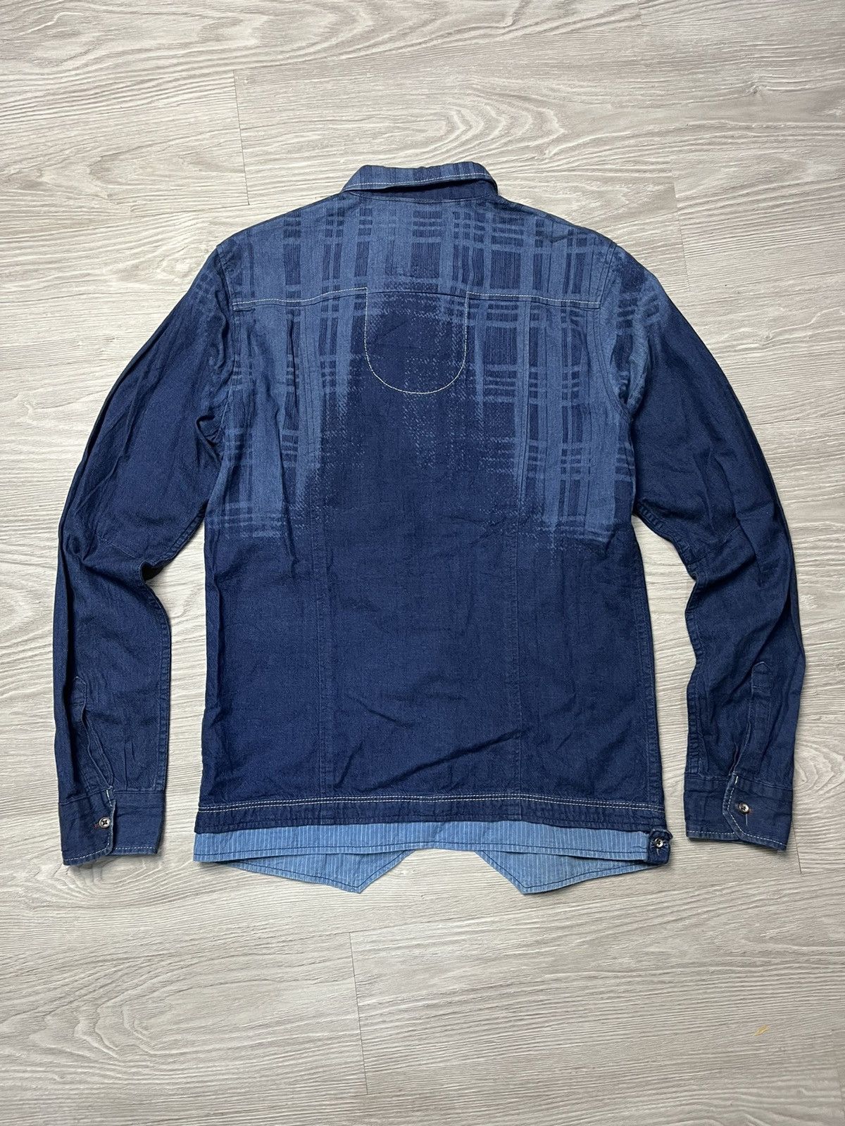 Marithe + Francois Girbaud MARITHE FRANCOIS GIRBAUD Denim Shirt Button up longsleeve Size US M / EU 48-50 / 2 - 4 Thumbnail