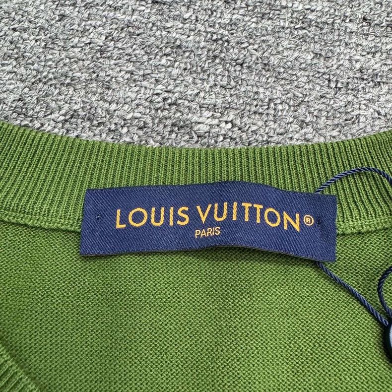 Louis Vuitton Louis Vuitton SS25 dog pattern knitted short sleeve Size US XL / EU 56 / 4 - 2 Thumbnail