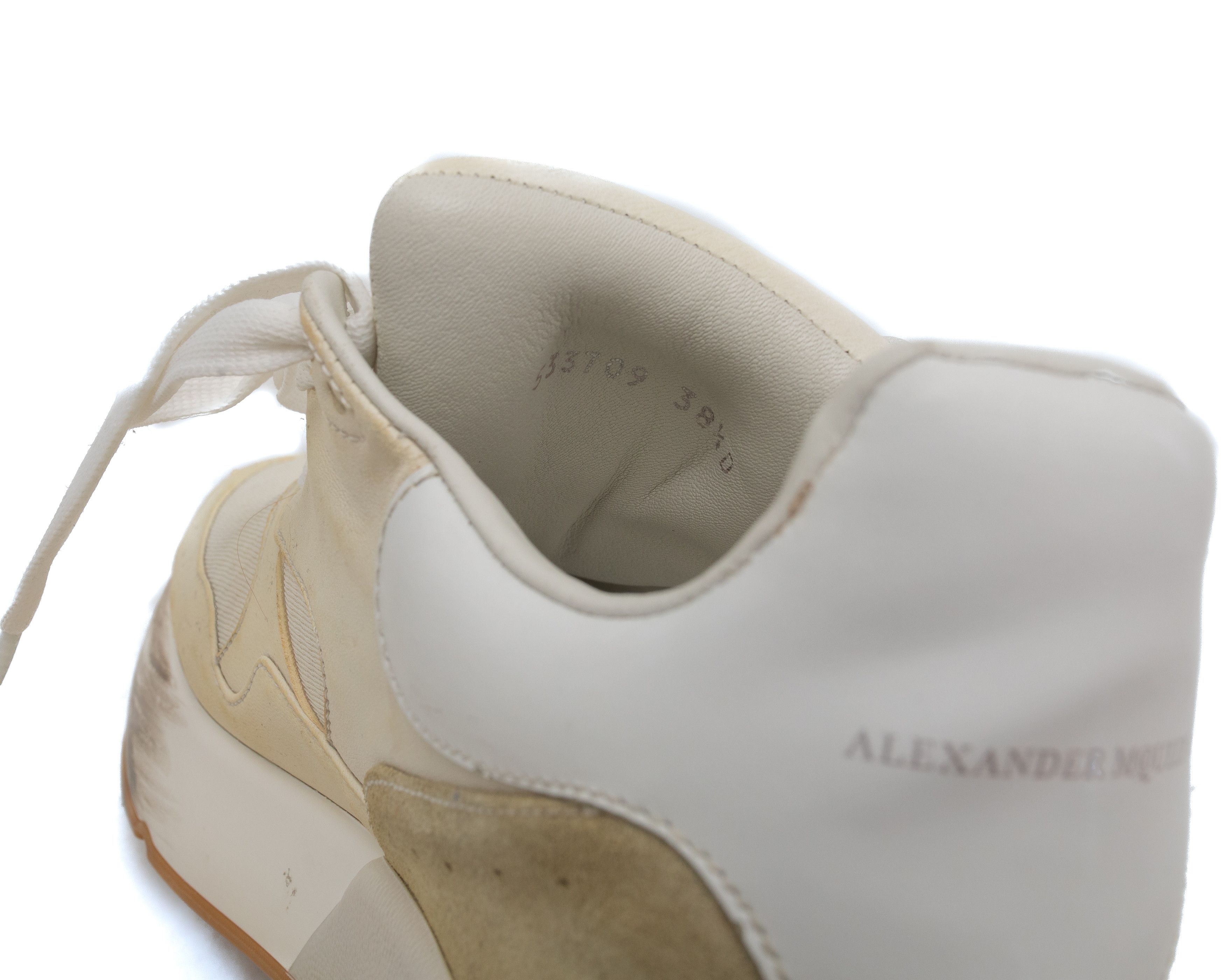 Alexander McQueen ALEXANDER McQEEN Joey Leather Sneakers Size US 8.5 / IT 38.5 - 9 Thumbnail