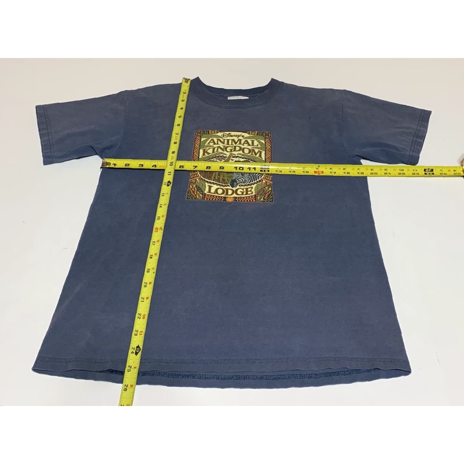 Disney Disney Disney Animal Kingdom Lodge Shirt M Blue Short Sleeve Crew Neck Logo Graphic Tee Men Size US M / EU 48-50 / 2 - 4 Thumbnail