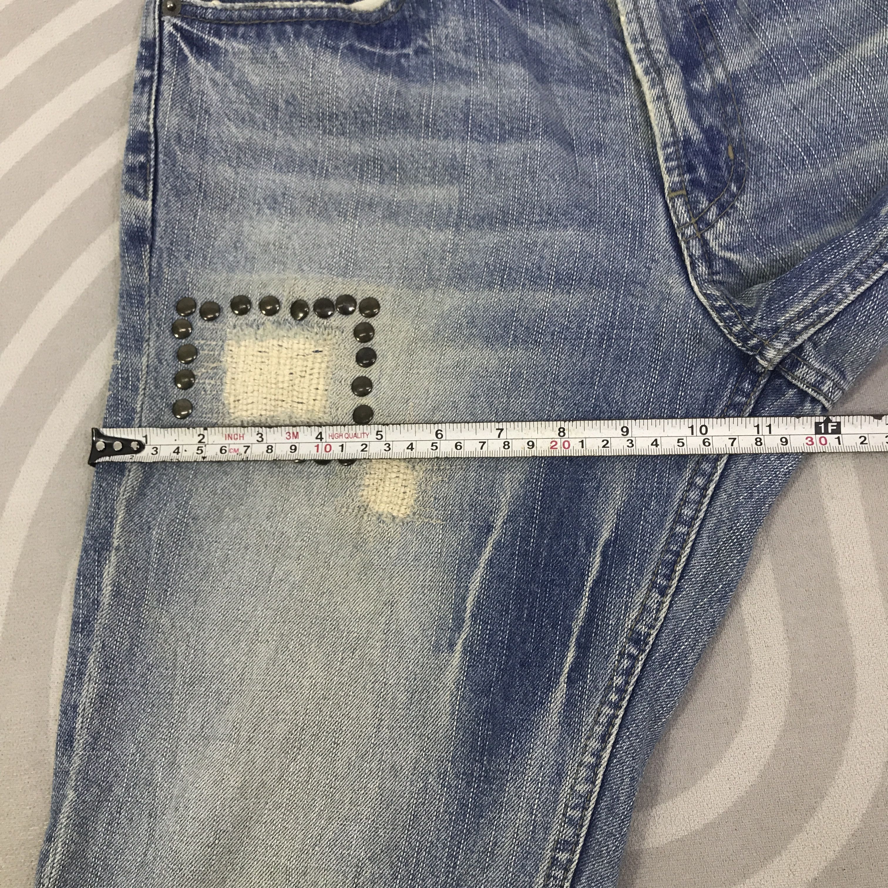PPFM Vintage PPFM Rippe Distressed denim Jeans Pants K130B17 Size US 32 / EU 48 - 9 Thumbnail