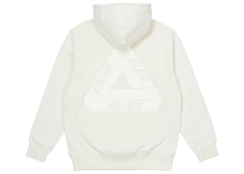 image of Calvin Klein x Palace Ck1 Tri-Ferg Hood White, Men's (Size Medium)