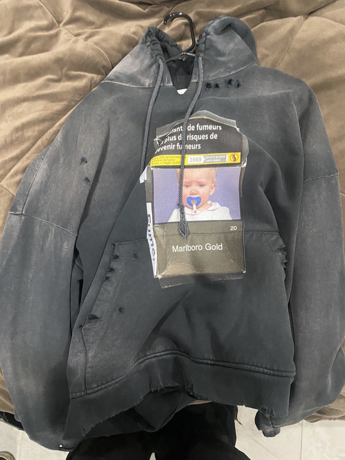 image of Alexander Digenova Hoodie in Black, Men's (Size Large)