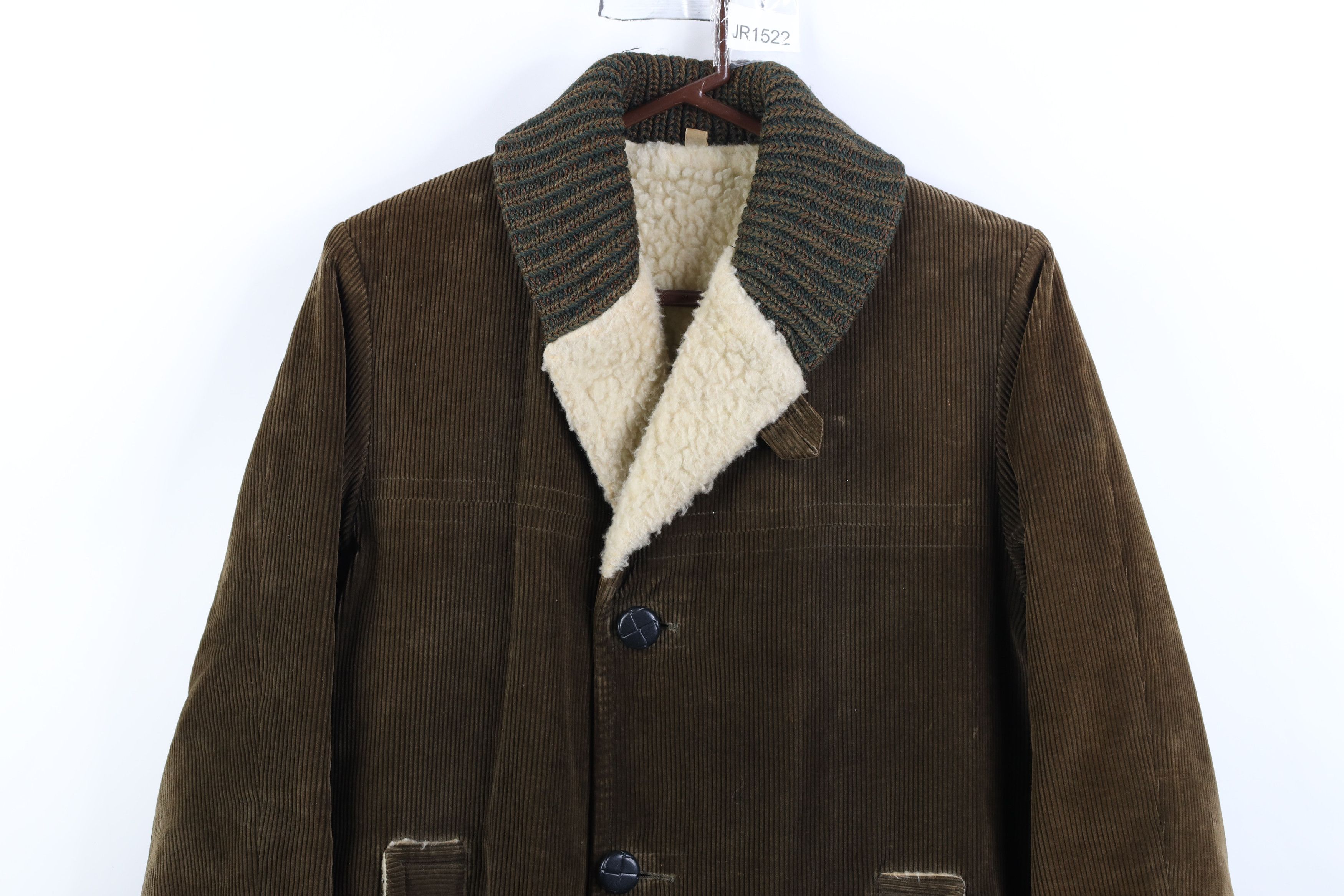 Vintage Vintage 50s 60s Streetwear Wool Lined Corduroy Jacket USA Size US L / EU 52-54 / 3 - 2 Thumbnail