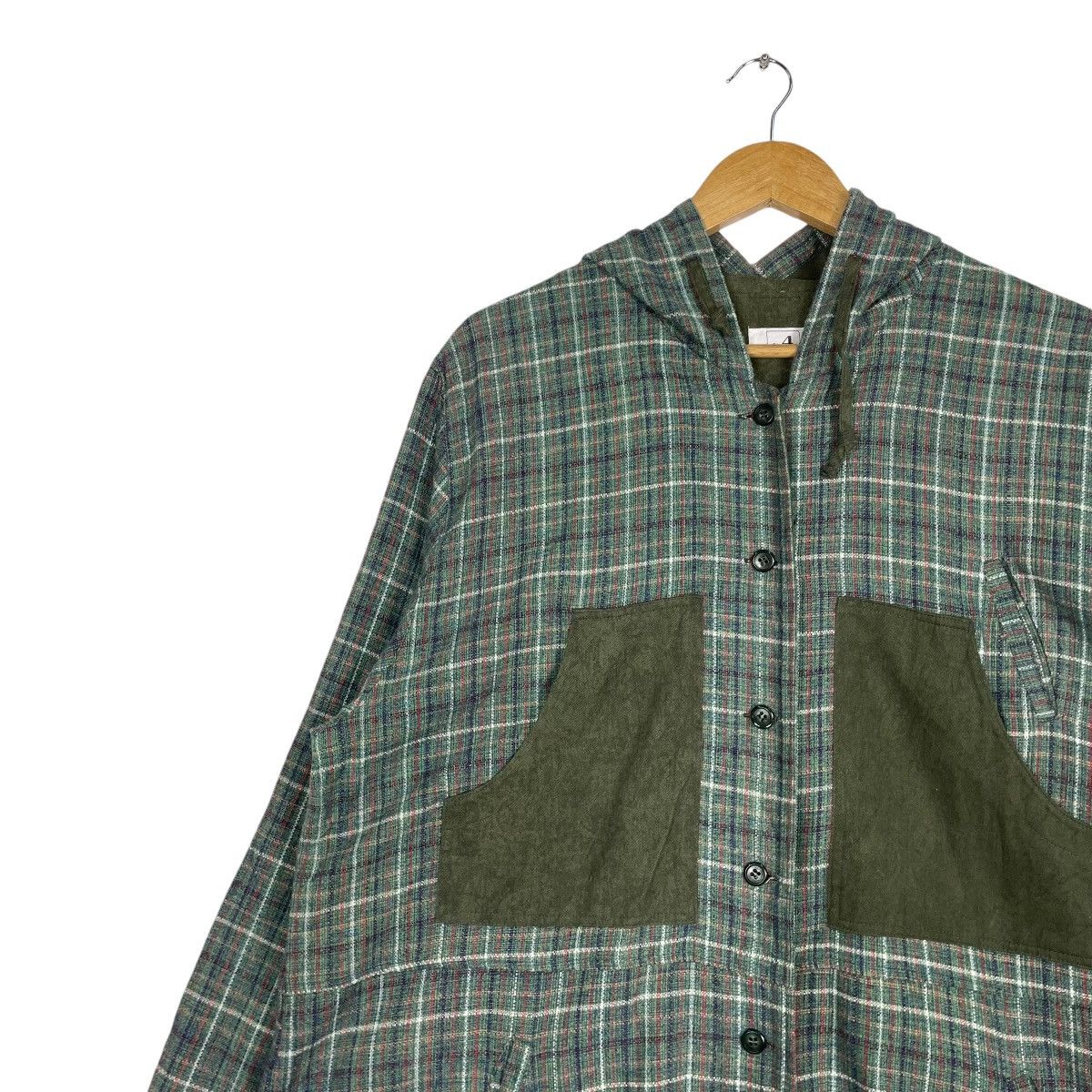 Japanese Brand × Vintage 💥ST FOUR CLUB TARTAN LONG JACKET Size US L / EU 52-54 / 3 - 7 Thumbnail