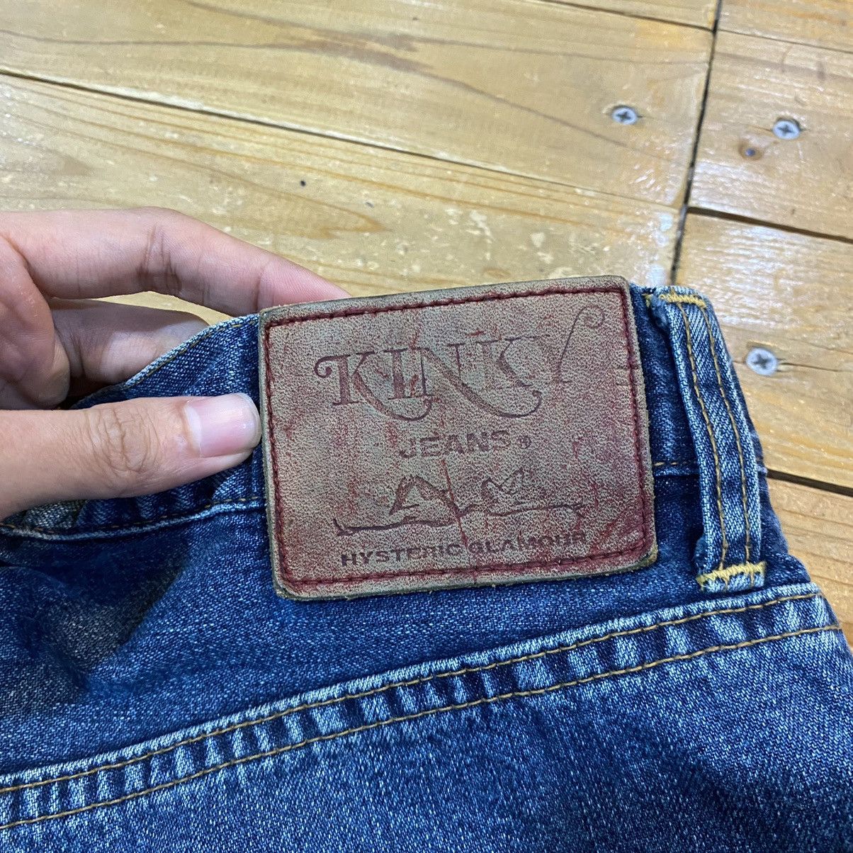Hysteric Glamour VINTAGE 00’s Hysteric Glamour Landom Stitched Flare Denim Size 26" / US 2 / IT 38 - 13 Thumbnail