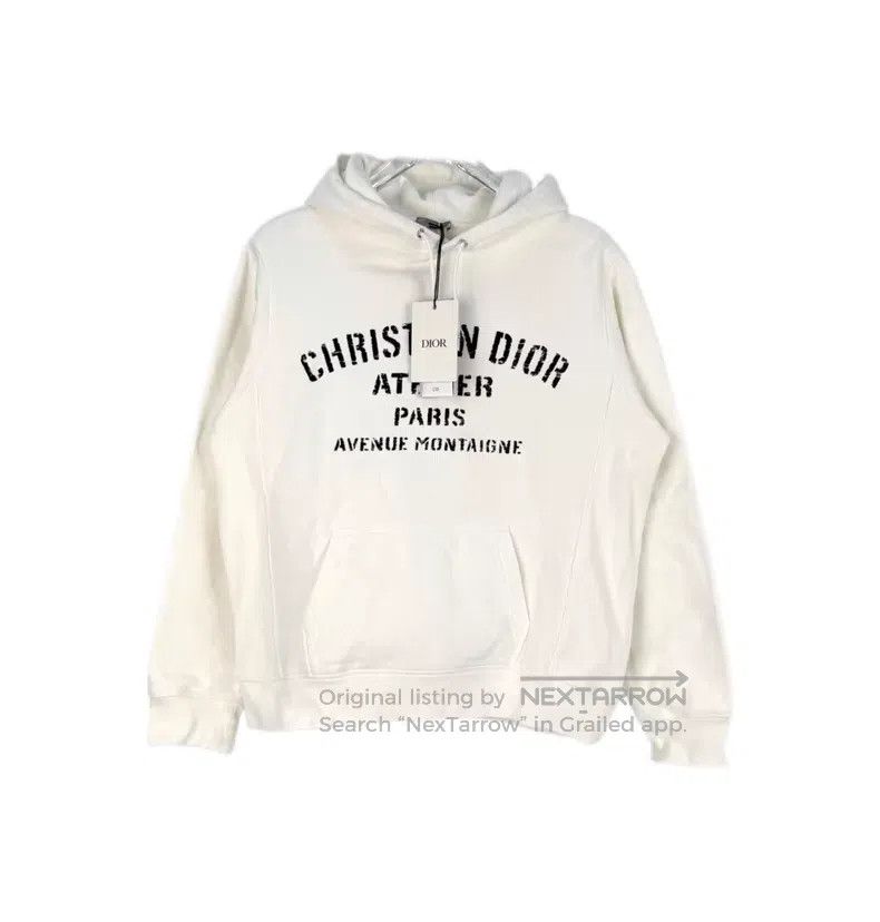 Dior Dior White letter logo hoodie Size US M / EU 48-50 / 2 - 1 Thumbnail