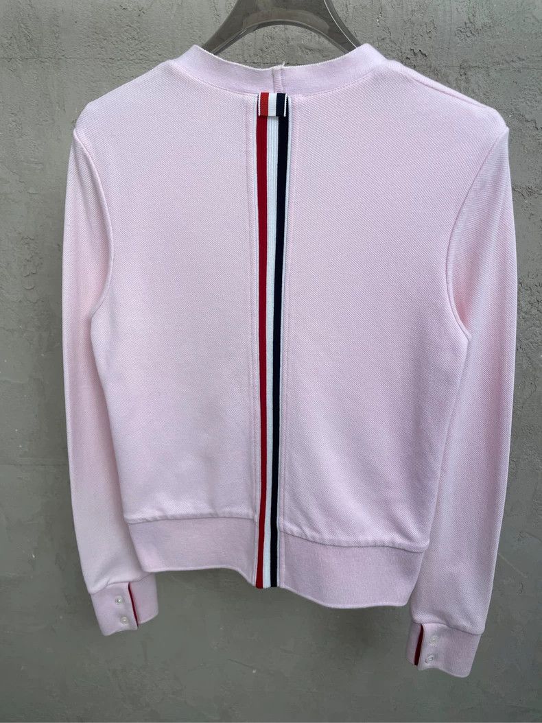 Thom Browne Thom Browne A cardigan with a pink floral pattern Size XS / US 0-2 / IT 36-38 - 4 Thumbnail
