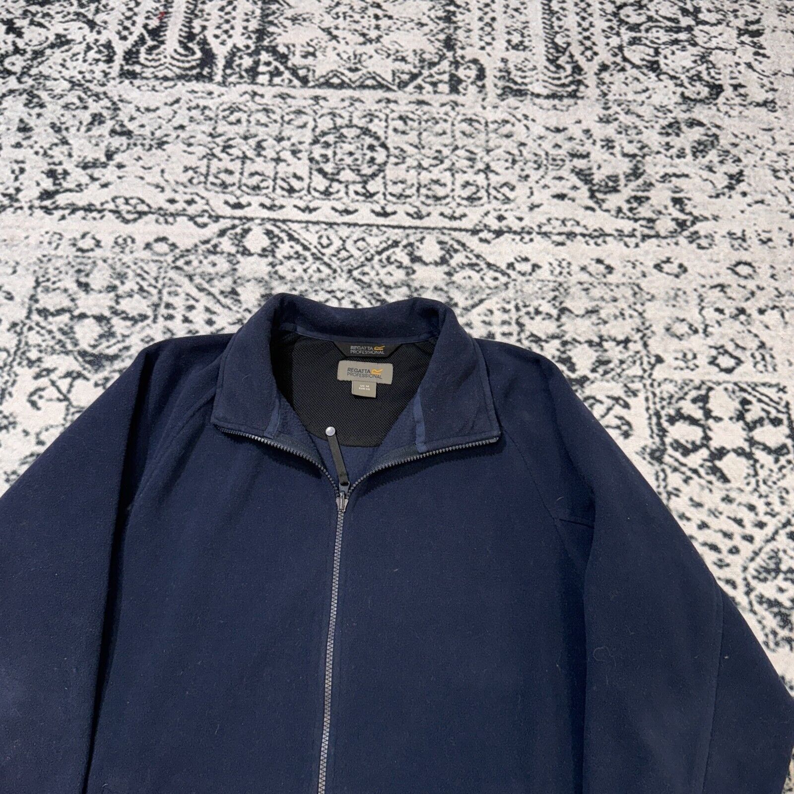 Vintage Vintage Regatta Navy Polyester Fleece Zip Size M Outdoor 90s Size US M / EU 48-50 / 2 - 6 Thumbnail