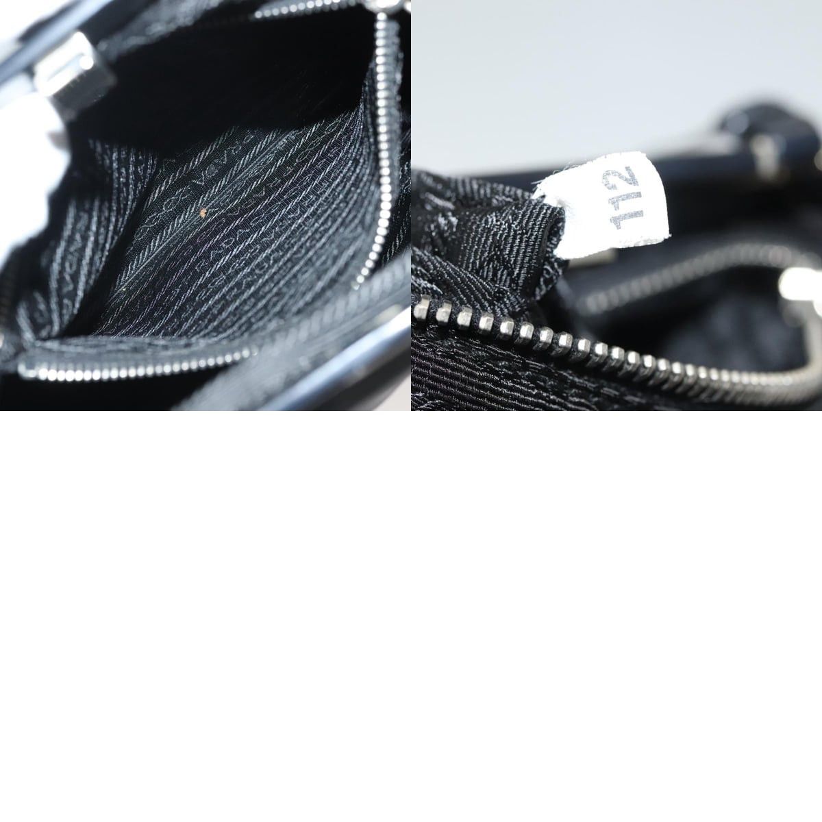 Prada PRADA Shoulder Bag Nylon Black Silver Size ONE SIZE - 13 Thumbnail