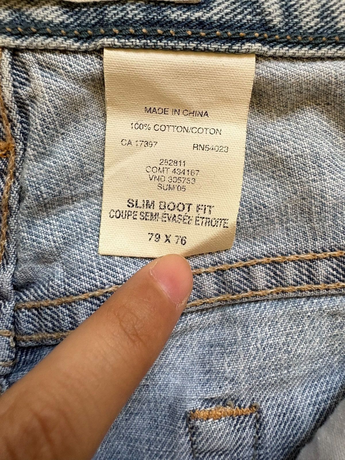 Gap SALES🔥Vintage Gap Light Blue Wash Bootcut Flare Jeans Size US 32 / EU 48 - 10 Thumbnail