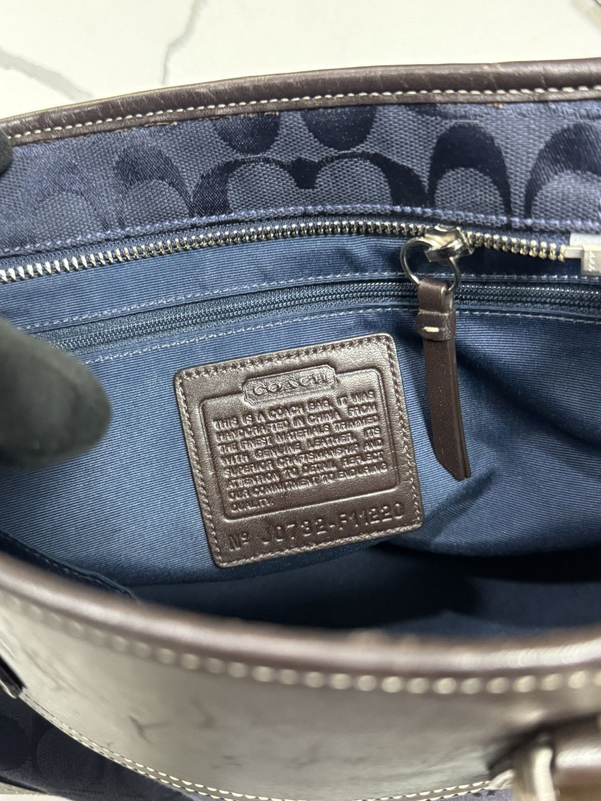 Coach Coach Vintage 2007 Hampton Signature Canvas Satchel Bag Size ONE SIZE - 13 Thumbnail