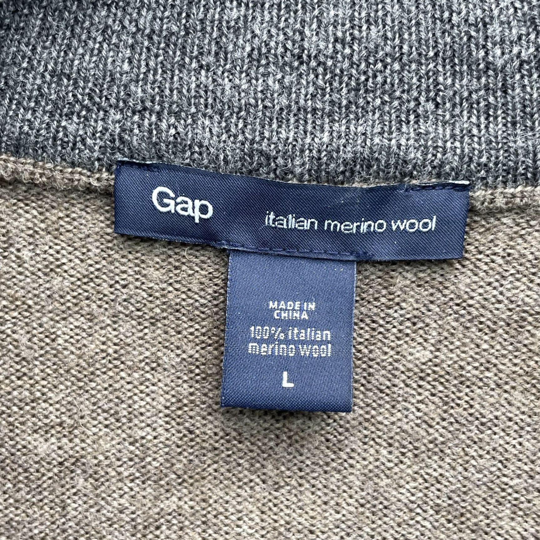 Gap Gap Sweater Men Large 1/4 Zip Merino Wool Knit Zipper Preppy Golf 90s Classic Outdoor 90s Mens Size US L / EU 52-54 / 3 - 4 Thumbnail