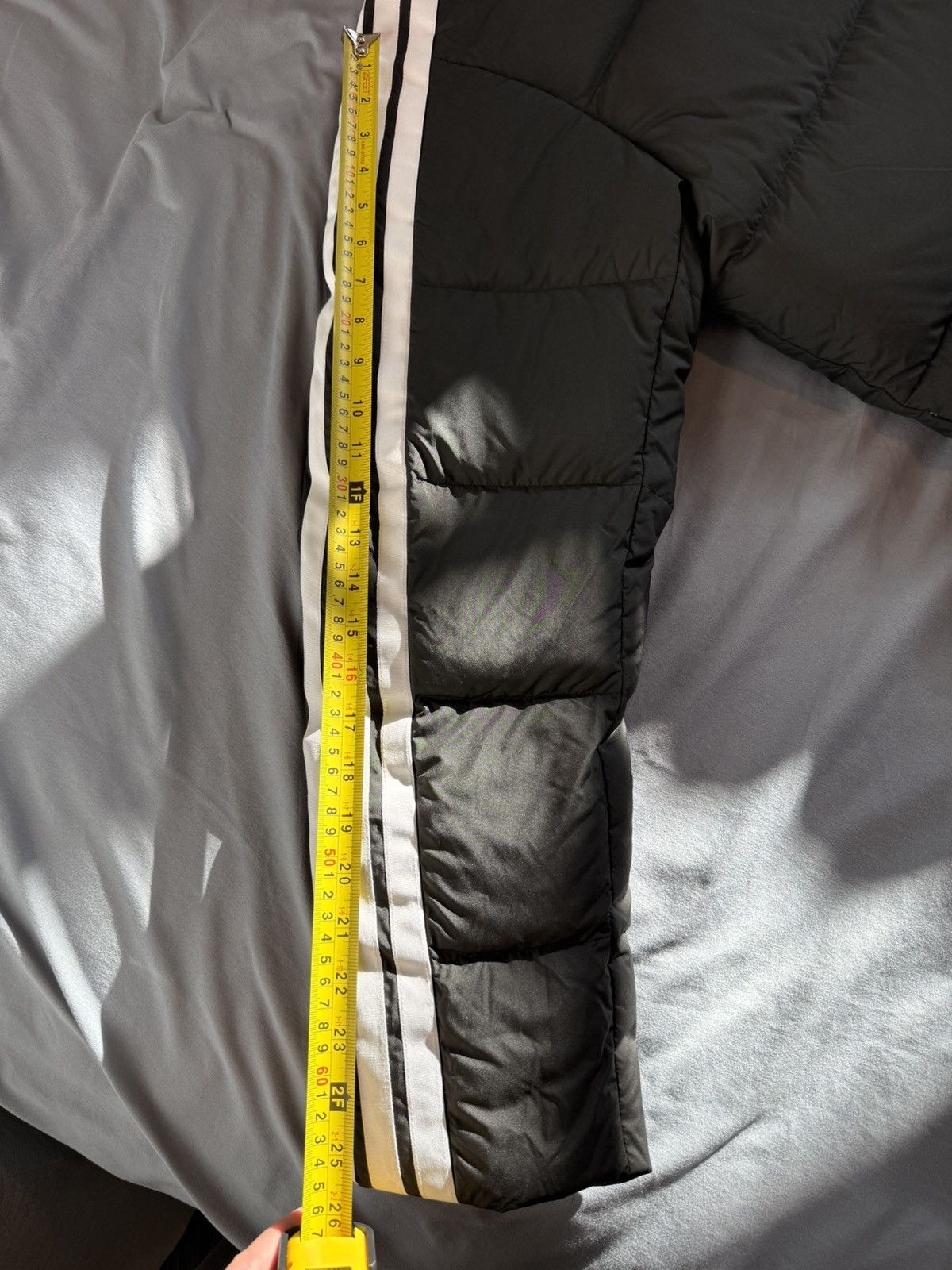 Adidas Adidas (Korea) 3-Striped Long Down Coat (KR 2XL / US XL) Size US XL / EU 56 / 4 - 8 Thumbnail