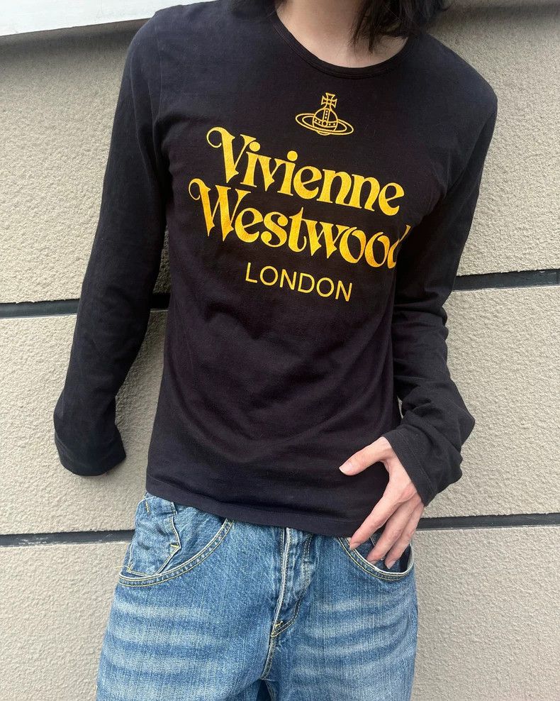 Vivienne Westwood Vivienne Westwood Classic printed long sleeve T-shirt top Size L / US 10 / IT 46 - 2 Thumbnail