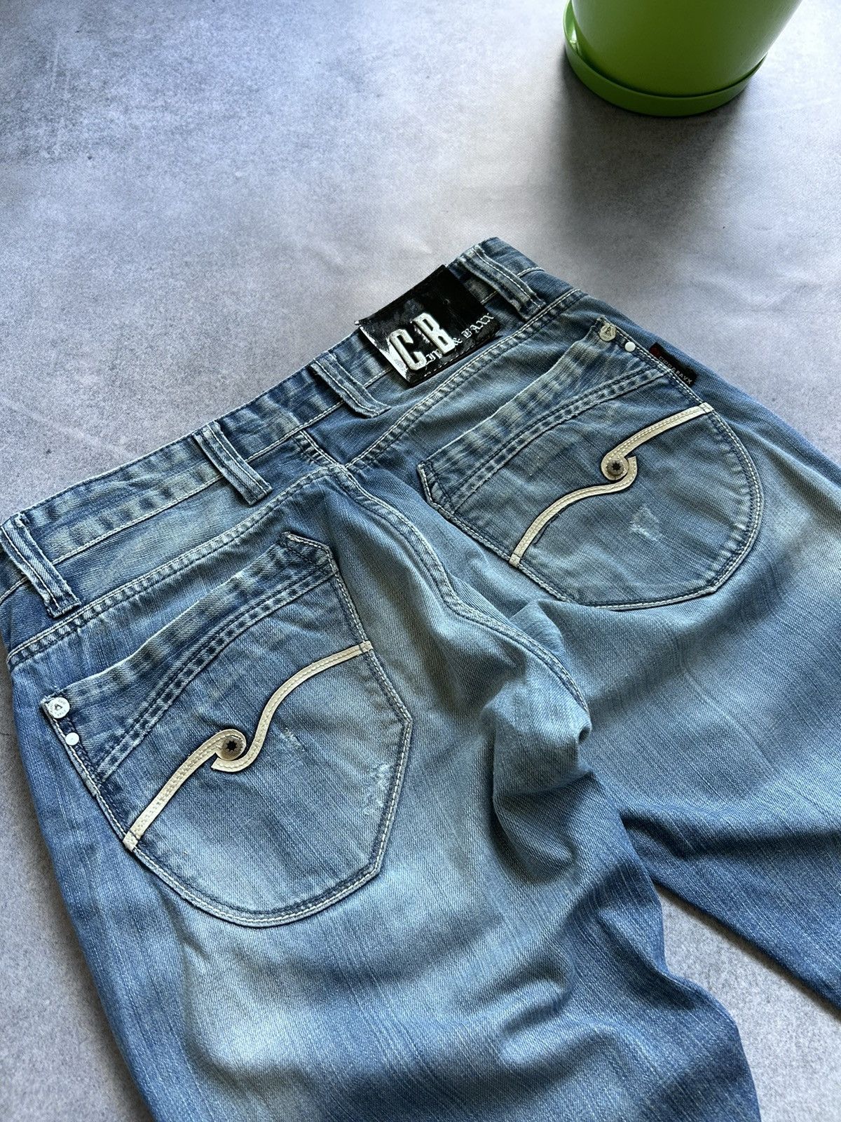 Japanese Brand × Vintage Vintage Cipo & Baxx Distressed Rockers jeans y2k mens Size US 34 / EU 50 - 3 Thumbnail