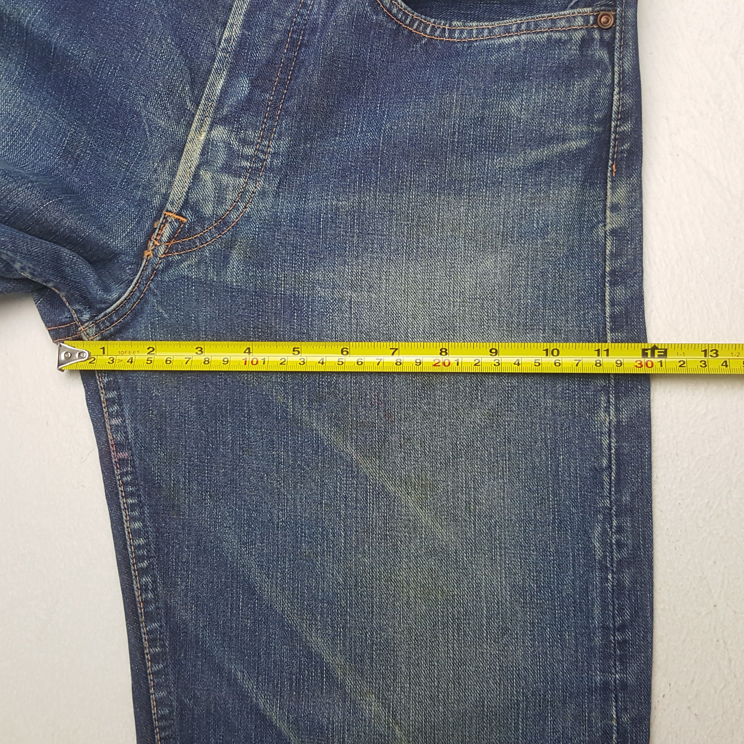 Japanese Brand Vintage Head Light Selvedge Denim Jeans Size US 30 / EU 46 - 9 Thumbnail