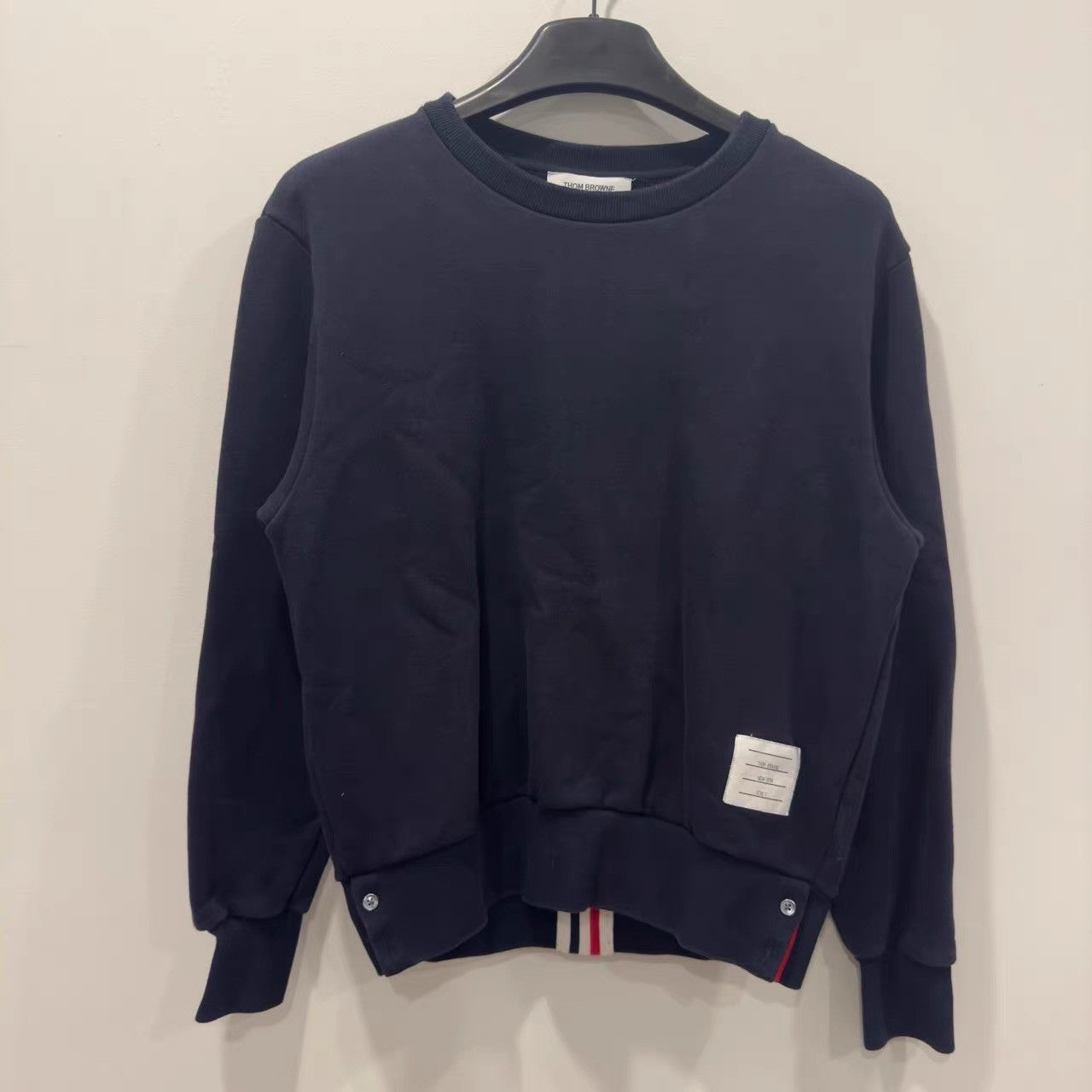 Thom Browne Thom Browne Navy Sweatshirt K28 Size US S / EU 44-46 / 1 - 1 Thumbnail