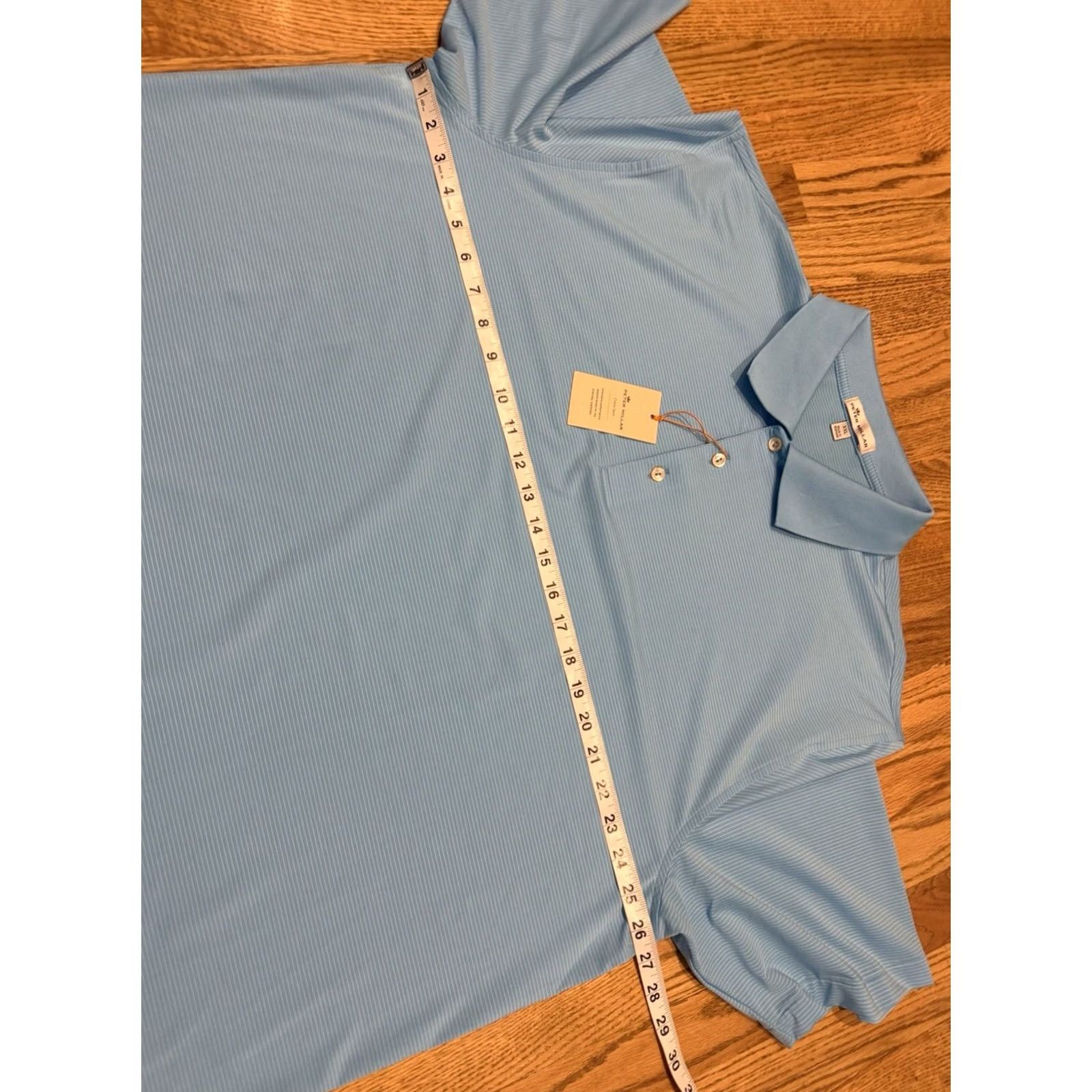 Peter Millar Peter Millar Crown Sport Polo Shirt Men’s 2XL Striped Blue NWT Sports Golf Shirt Mens Polo Shirt Size US XXL / EU 58 / 5 - 7 Thumbnail