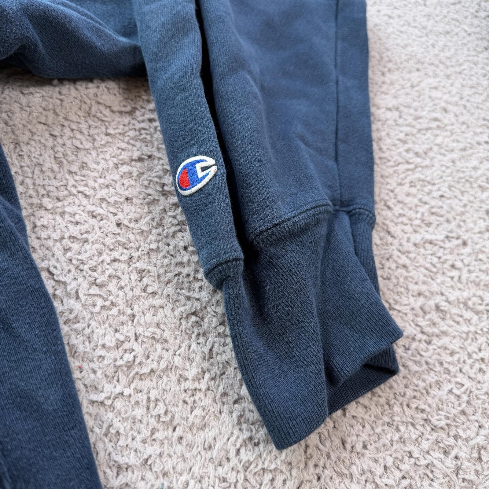 Champion Vintage Y2K Champion Reverse Weave Baseball Hoodie Navy XXL Size US XXL / EU 58 / 5 - 5 Thumbnail