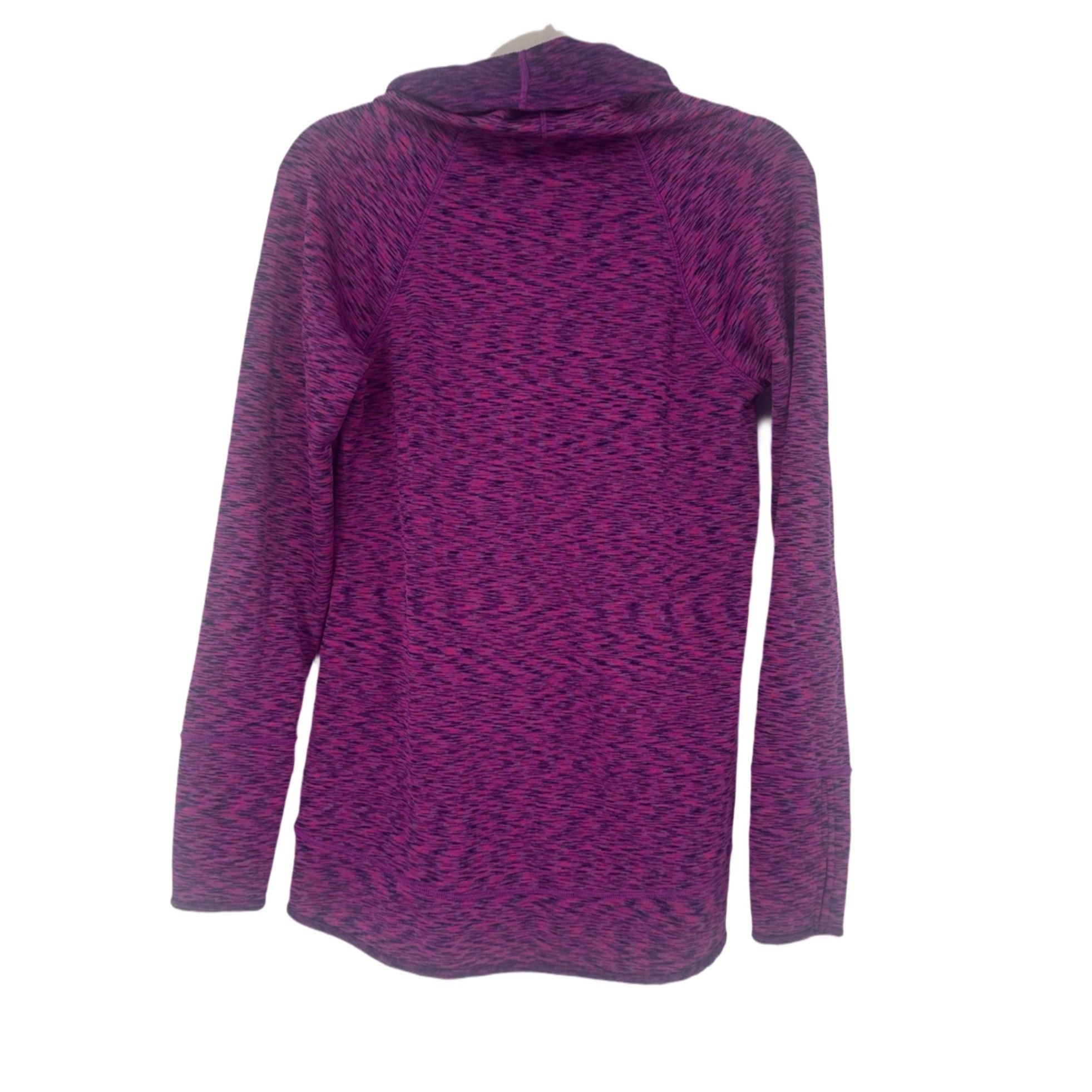 Athleta Athleta Purple Marled Tranquility Cowl Neck Fleece - Size S Size S / US 4 / IT 40 - 3 Thumbnail