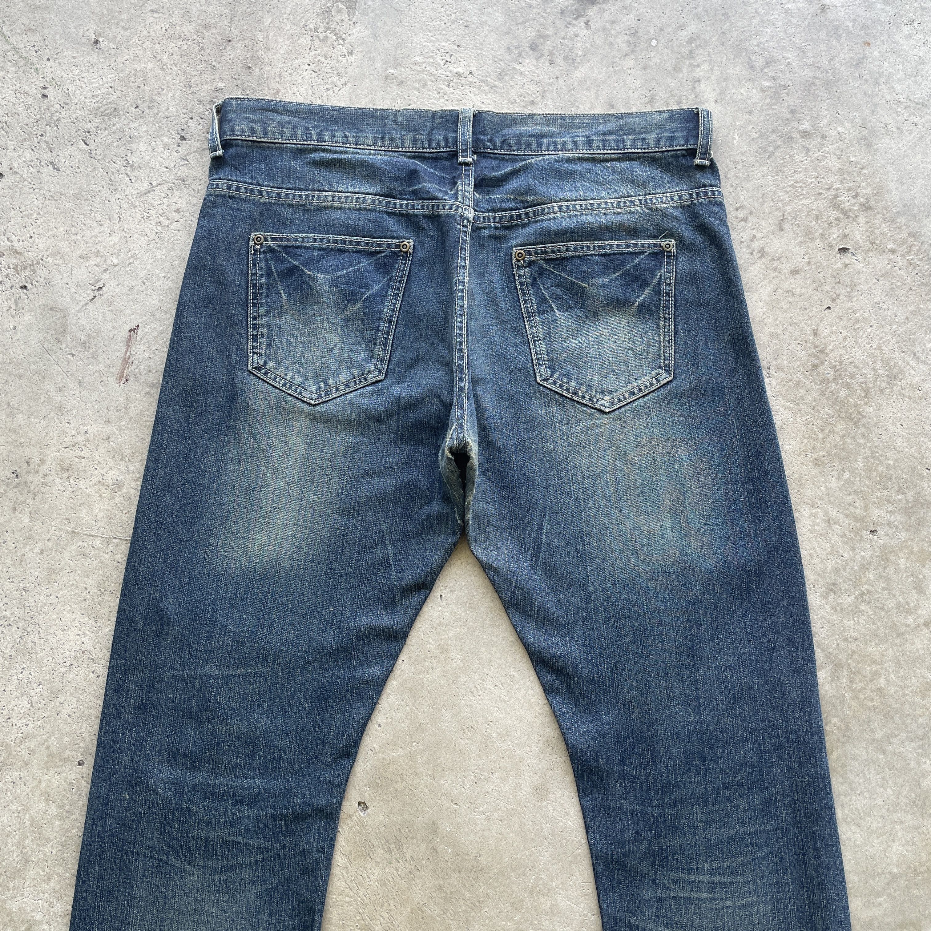 Japanese Brand × Jean VINTAGE JAPANESE FADED JEANS DENIM PANTS W35x29.5 Size US 35 - 8 Thumbnail