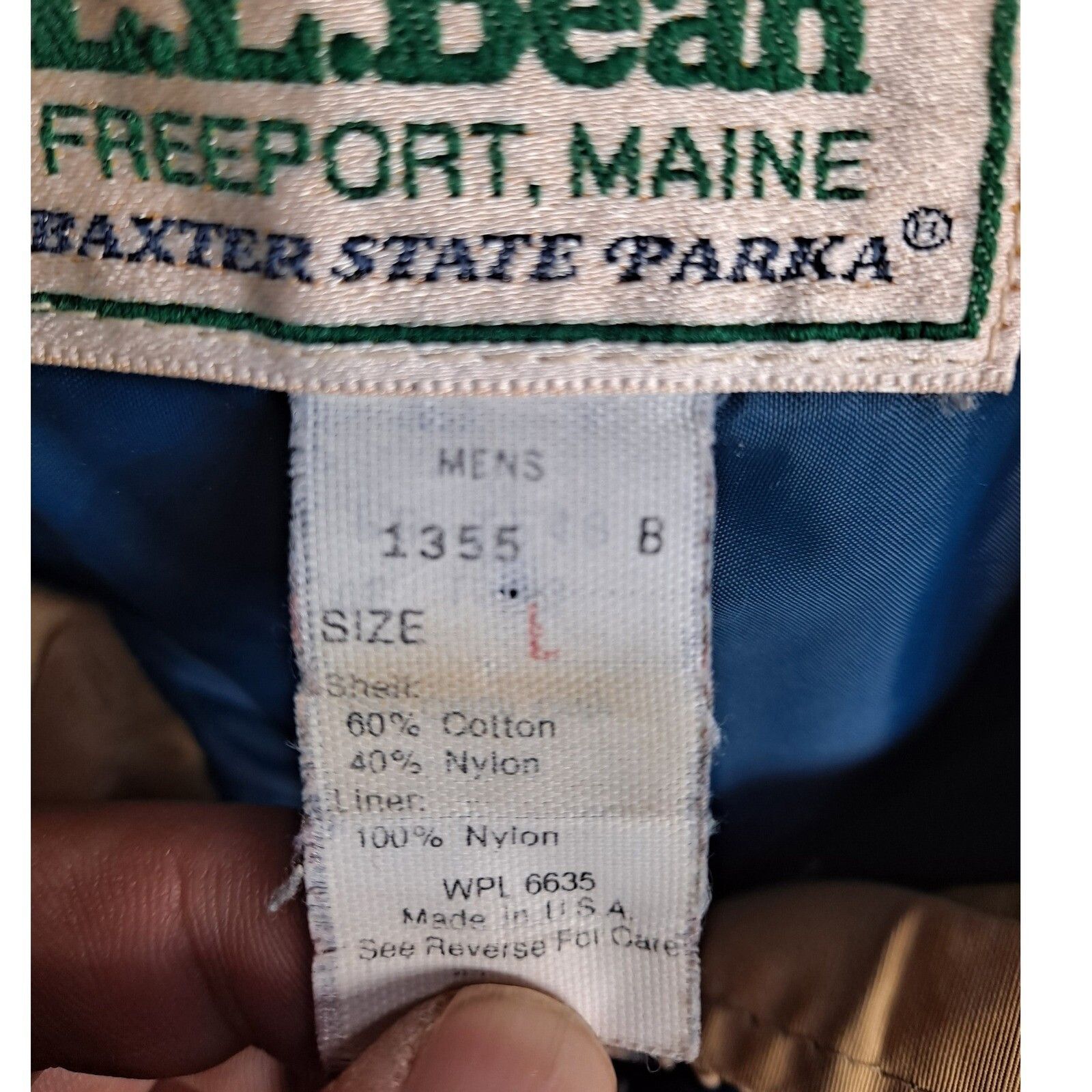 Other L.L.Bean Baxter State Parka Jacket Hooded Canvas Outdoor Coa Size US L / EU 52-54 / 3 - 3 Thumbnail