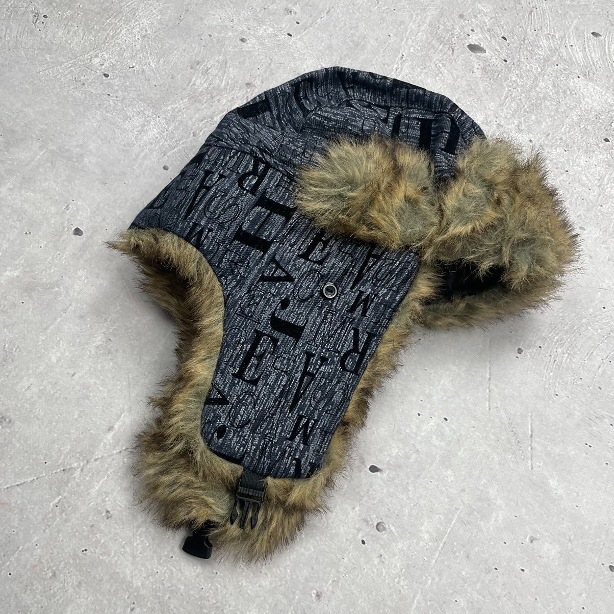 Japanese Brand × Vintage Vintage Y2K USHANKA Mohair Fuzzy 90’s Hat Asap Rocky Stule Size ONE SIZE - 3 Thumbnail
