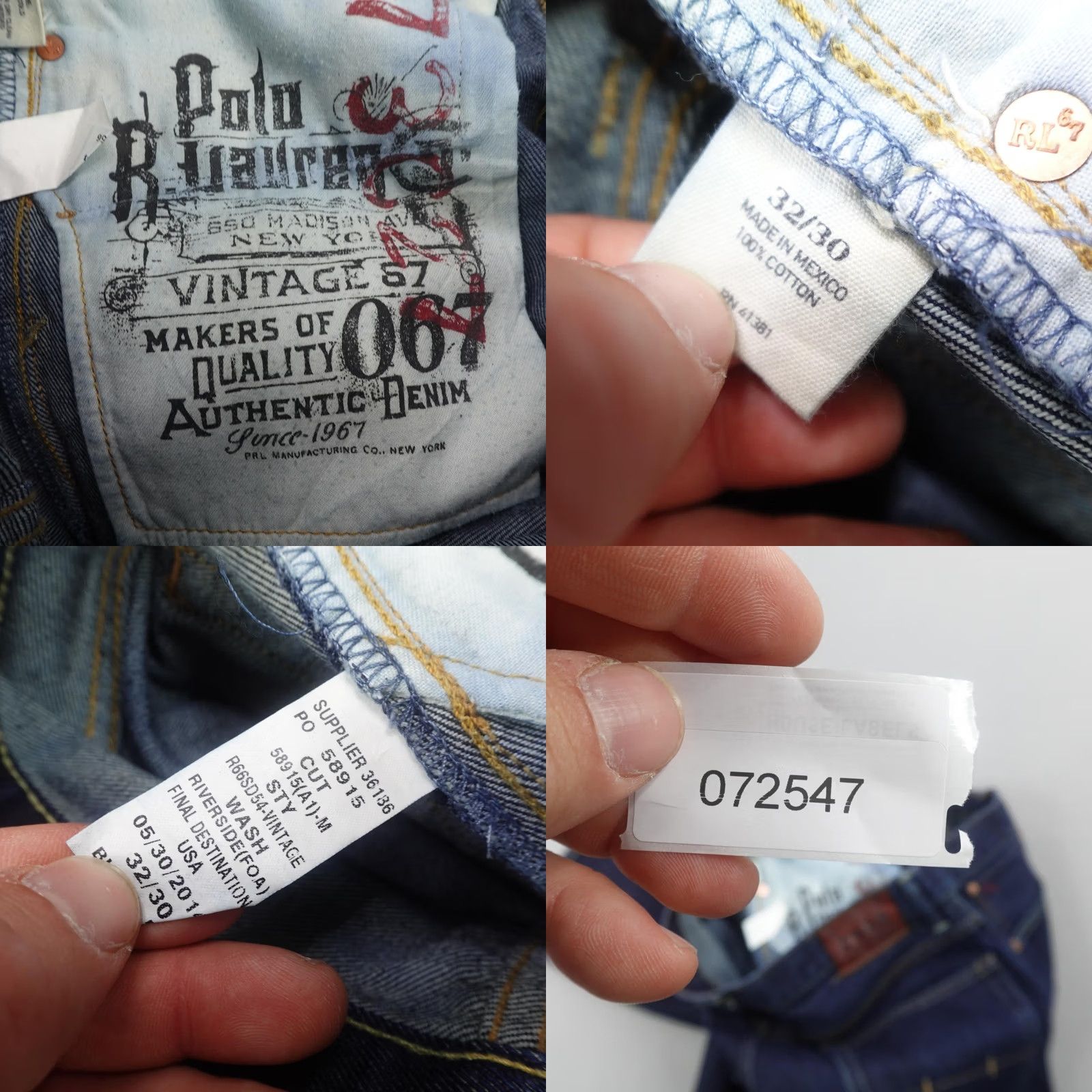 Polo Ralph Lauren Polo Ralph Lauren Jeans Mens 32x30 Blue Denim Straight Dark Vintage Wash Polo Ralph Lauren Jeans Mens 32x30 Blue Denim Straight Dark Vintage Wash Size US XS / EU 42 / 0 - 9 Thumbnail