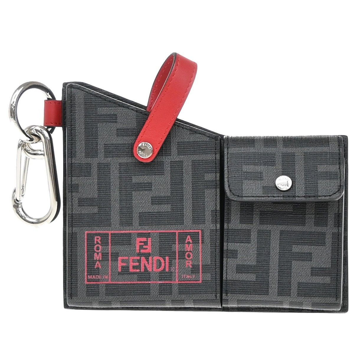 Fendi Fendi Charm Key Holder Zucca canvas Size ONE SIZE - 1 Thumbnail