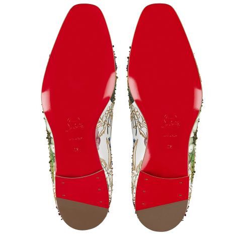 Christian Louboutin o1s1wg110225 Dandyswing Romanstism Flat in Multicolor Size US 9 / EU 42 - 5 Thumbnail