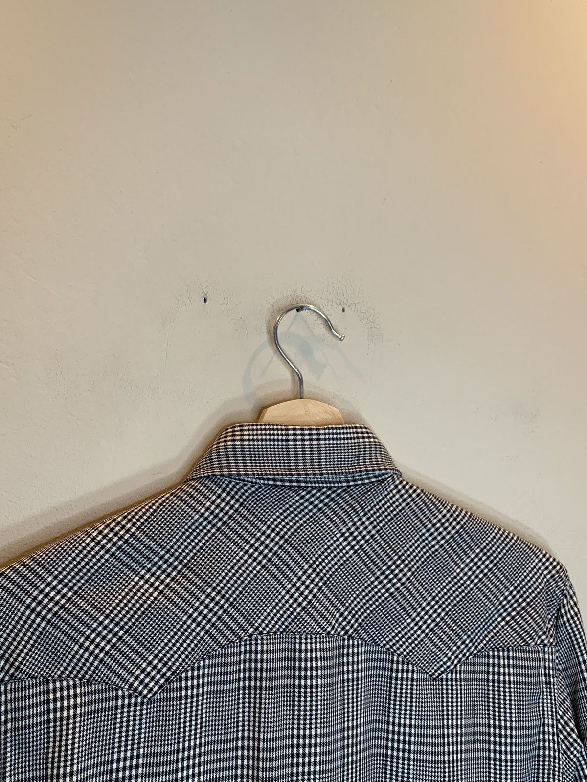 RRL Ralph Lauren RARE* RRL Ralph Lauren Houndstooth Western Snap Button Shirt Size US S / EU 44-46 / 1 - 6 Thumbnail