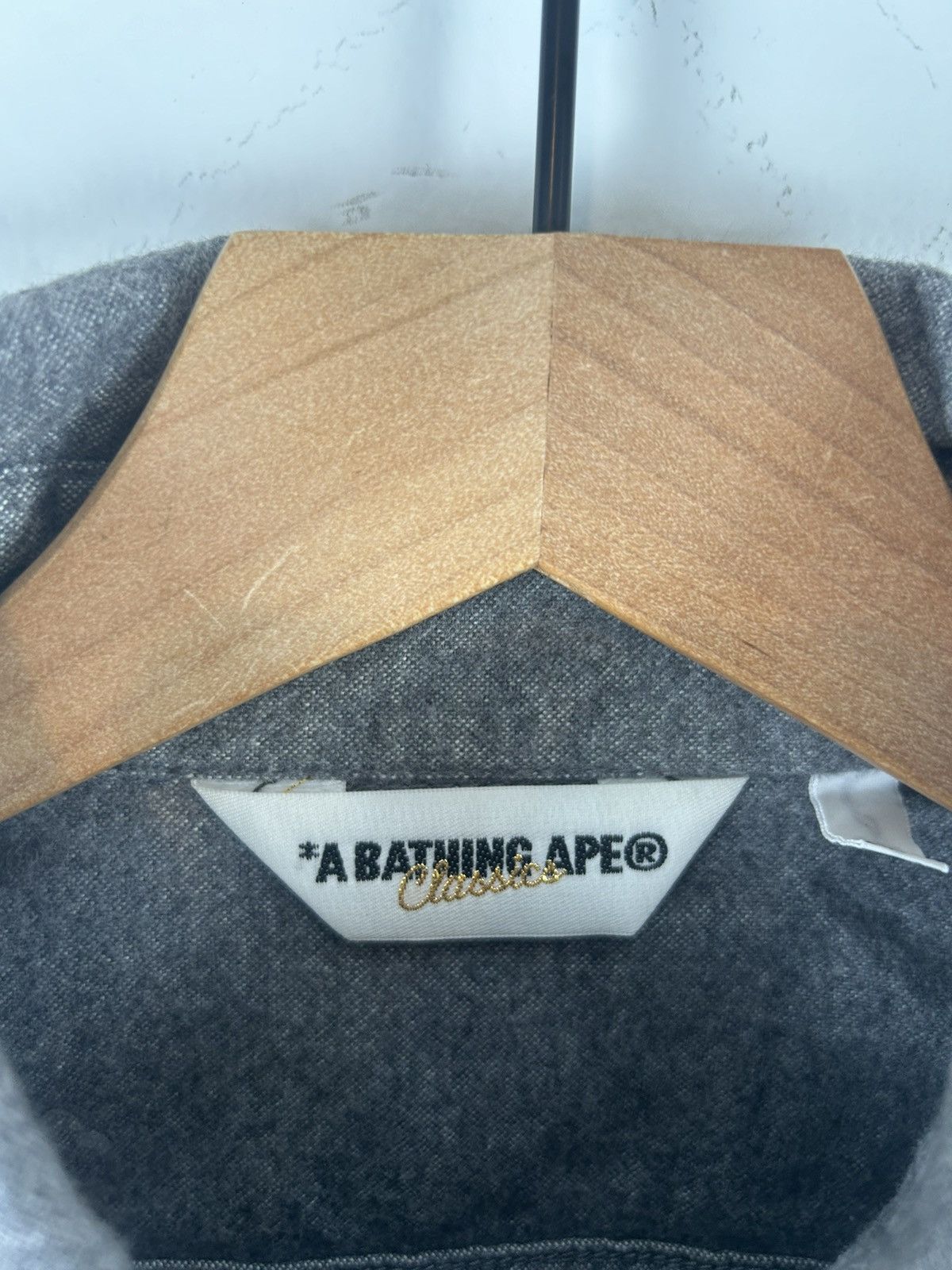 Bape Bape Wool Button Up Shirt Size US L / EU 52-54 / 3 - 4 Thumbnail