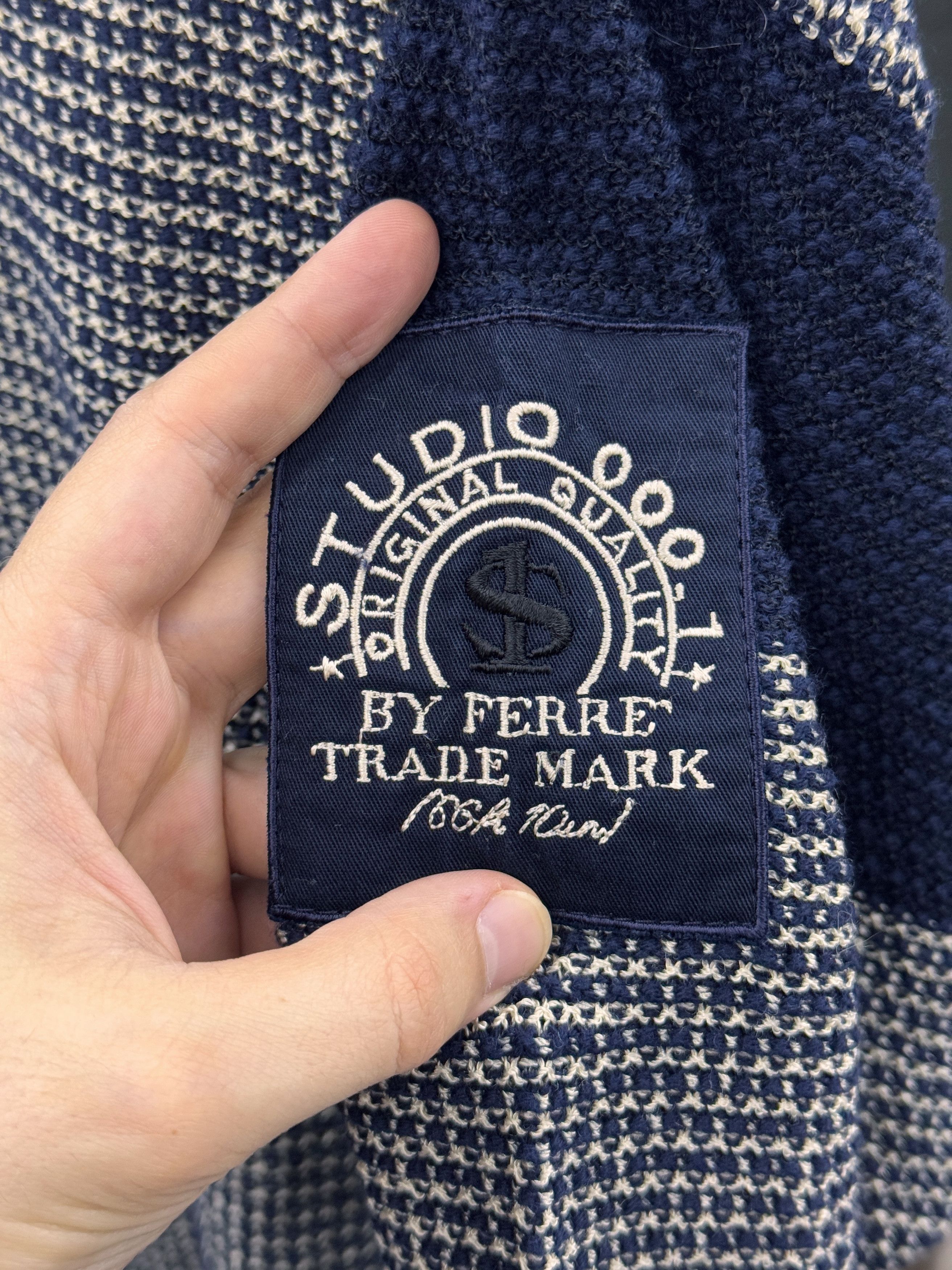 Gianfranco Ferre × Vintage Vintage Gianfranco Ferre Sweater Studio 0001 Wool Size US L / EU 52-54 / 3 - 9 Thumbnail