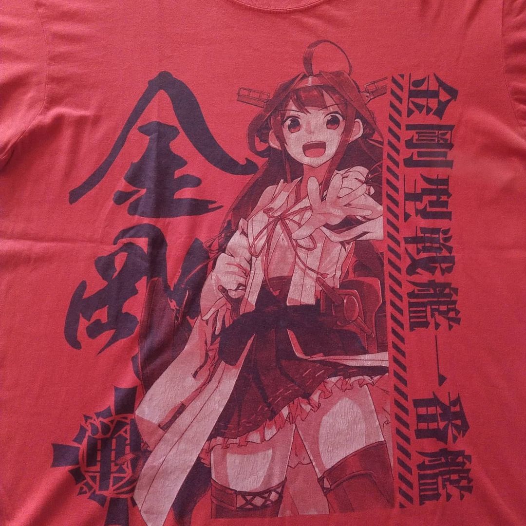 Anime Kantai Collection Kancolle Kongou Anime Game Tees Size US L / EU 52-54 / 3 - 2 Thumbnail