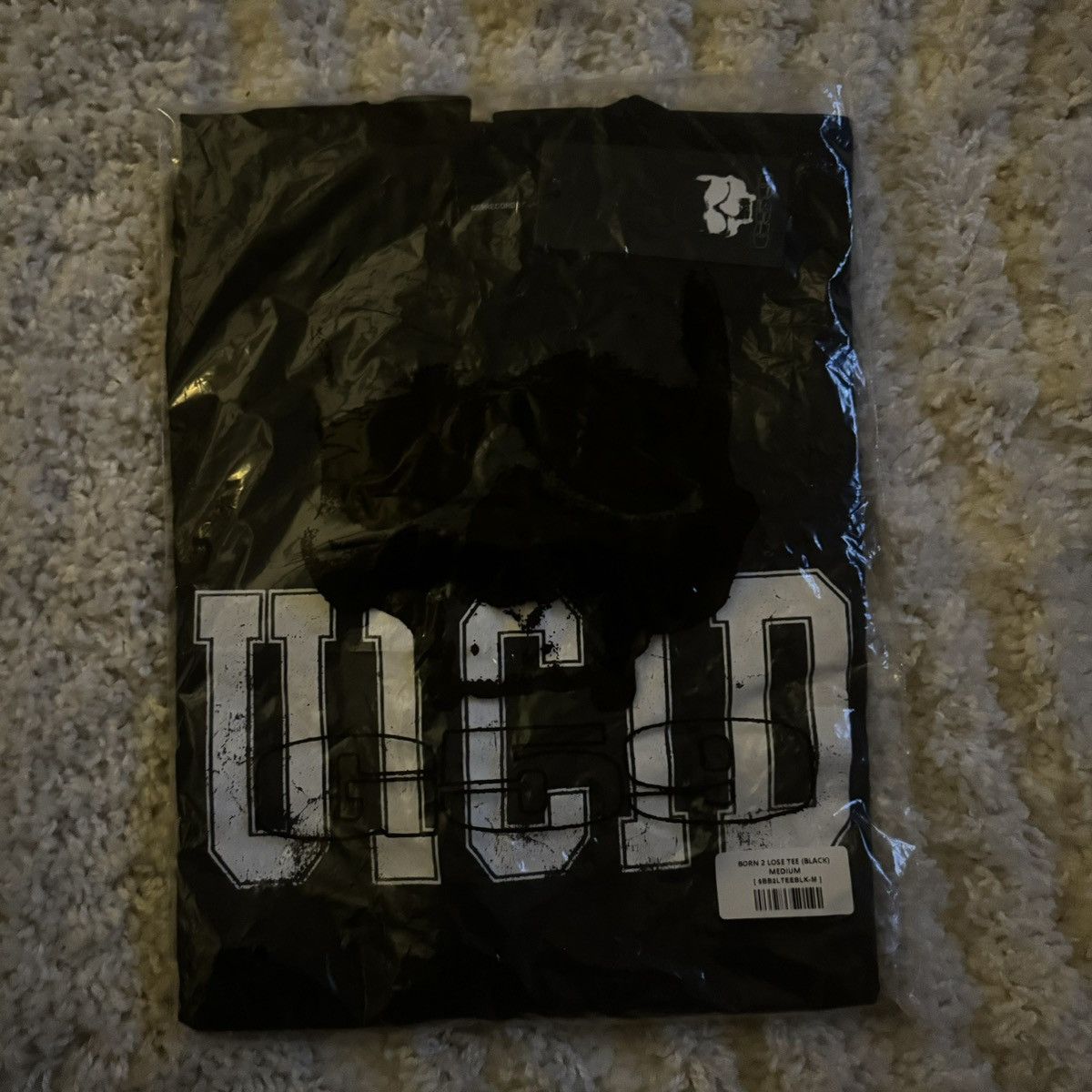 G59 Records $uicideboy$ G59 BORN 2 LOSE TEE BLACK Size US M / EU 48-50 / 2 - 12 Thumbnail