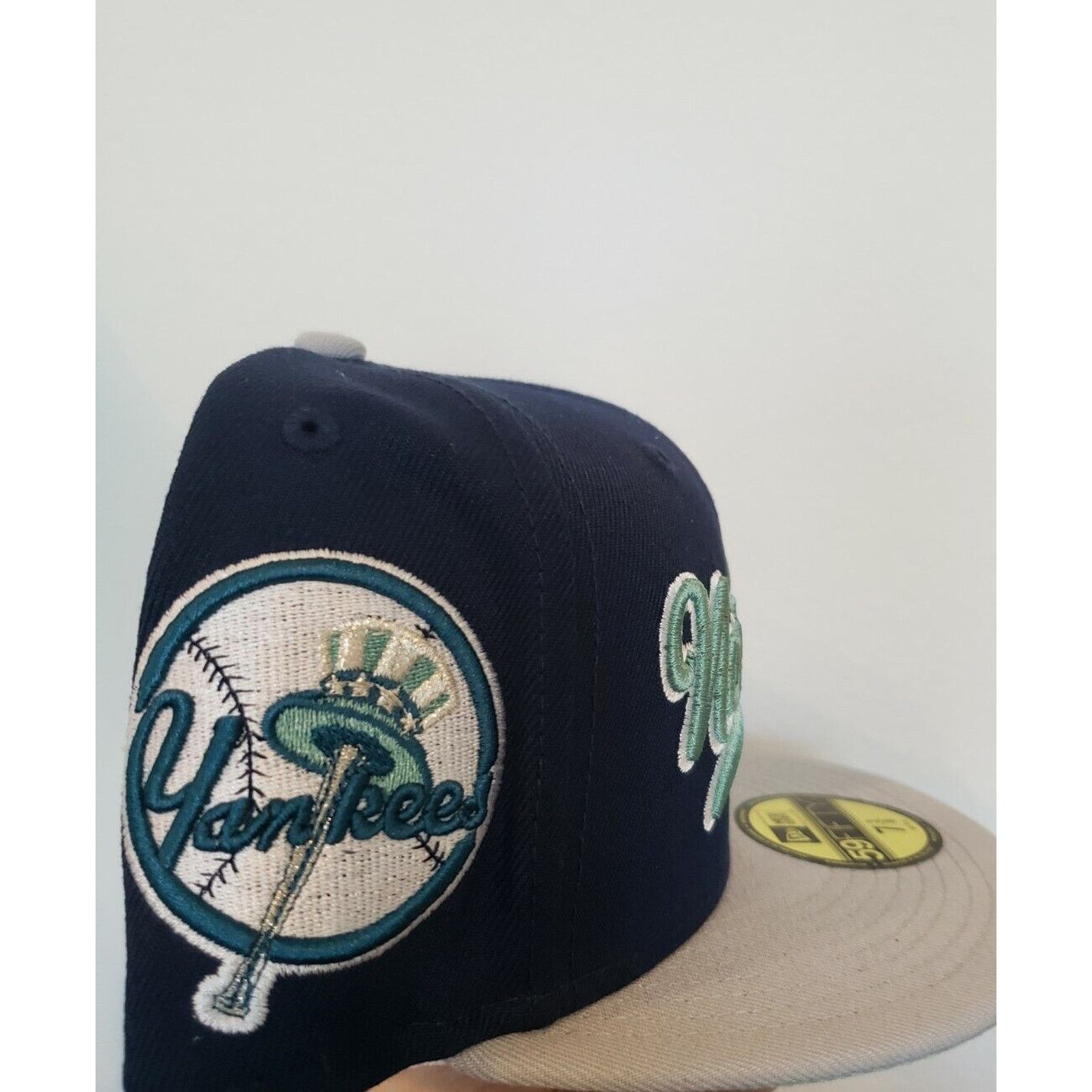 New Era New York Yankees Hat Size 7 3/8 Navy Fitted 59Fifty New Era Size ONE SIZE - 2 Thumbnail