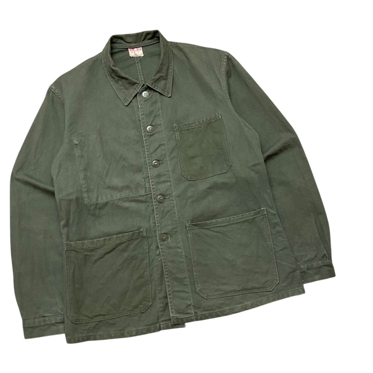 Vintage ‼️RARE‼️ Vintage 60’s French Work Jacket Green Size US L / EU 52-54 / 3 - 3 Thumbnail
