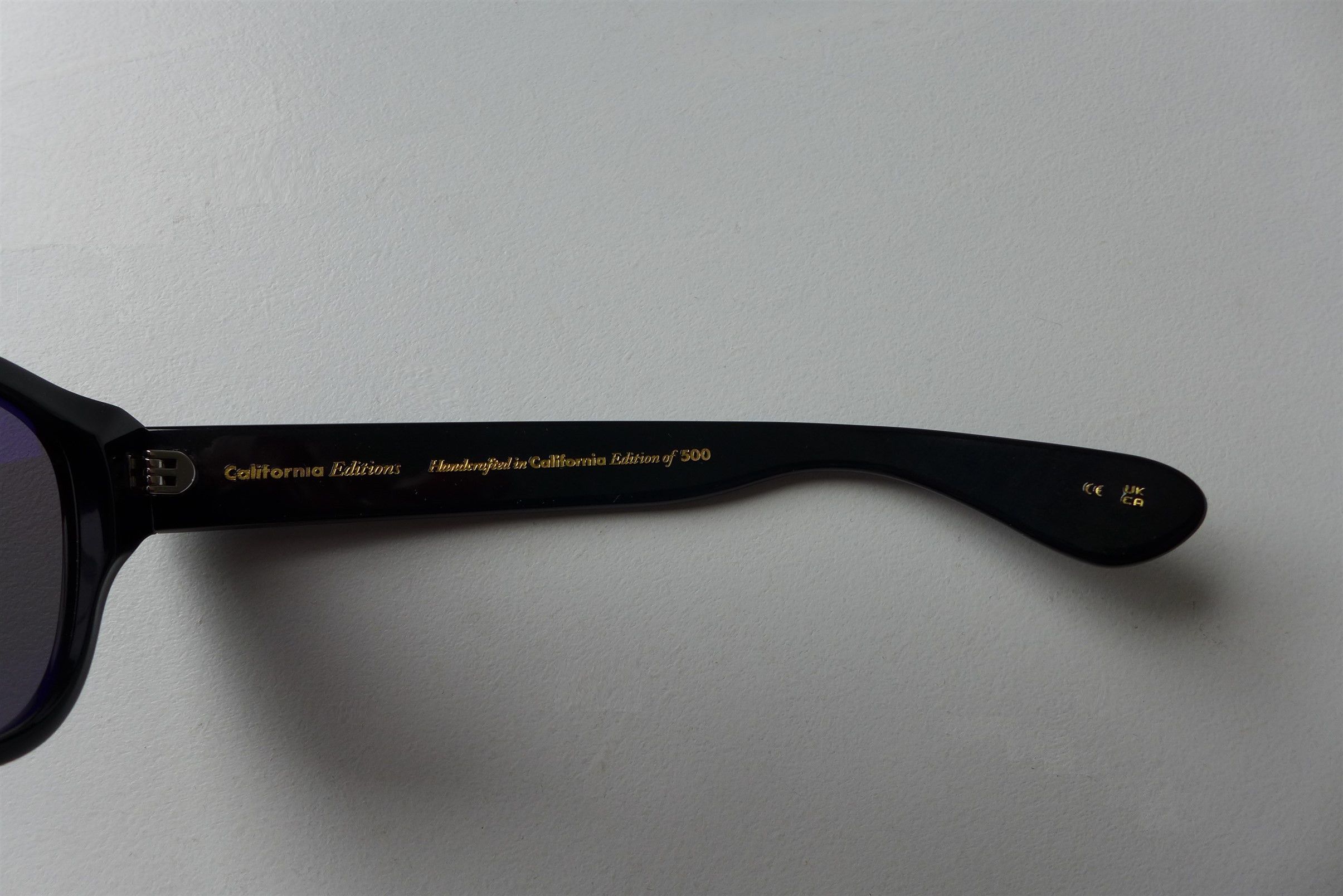Garrett Leight GLCO x John Terzian Sunglasses -- Black Acetate Size ONE SIZE - 9 Thumbnail